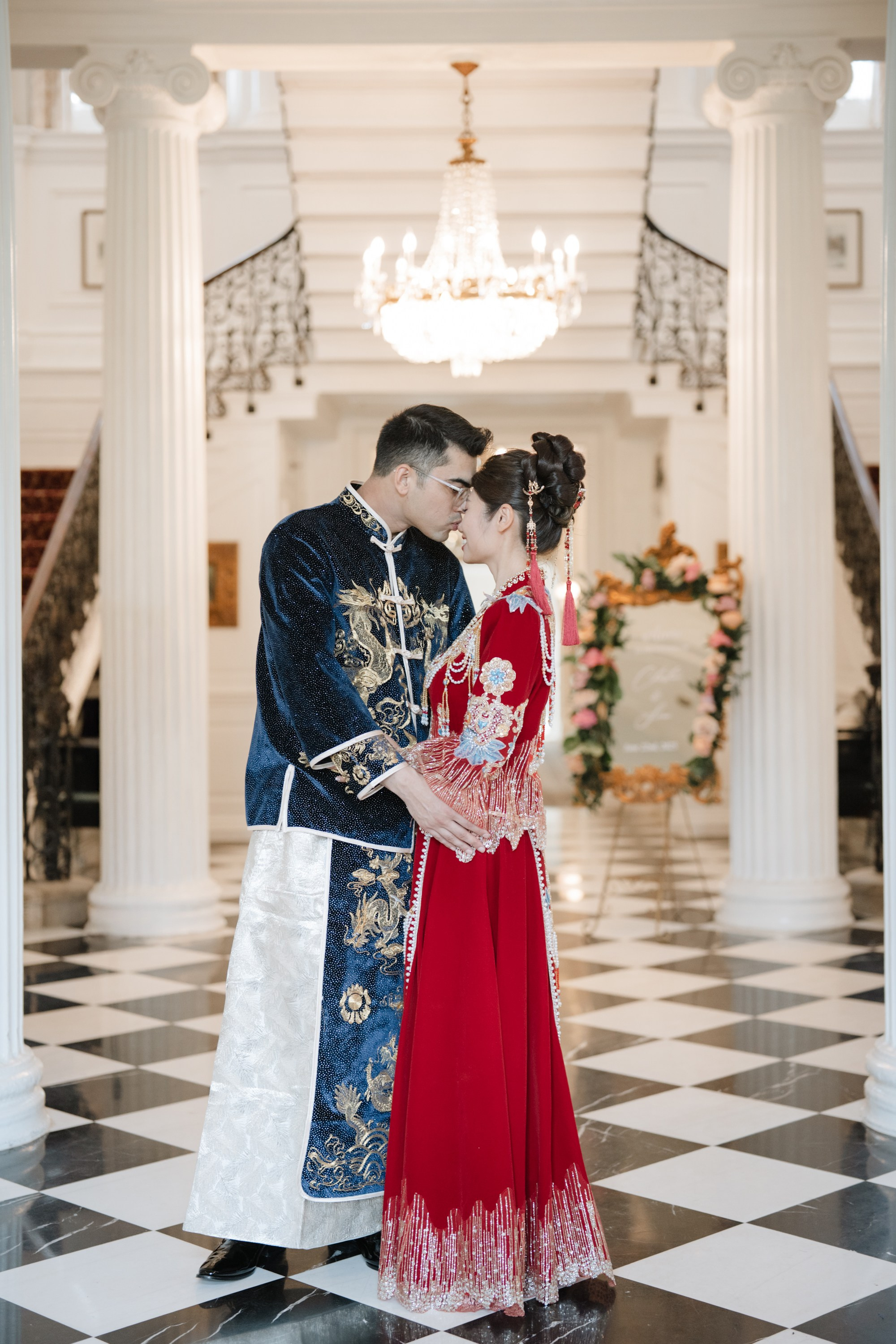 A stunning wedding with Asian style. Portrait and wedding photographer in New York