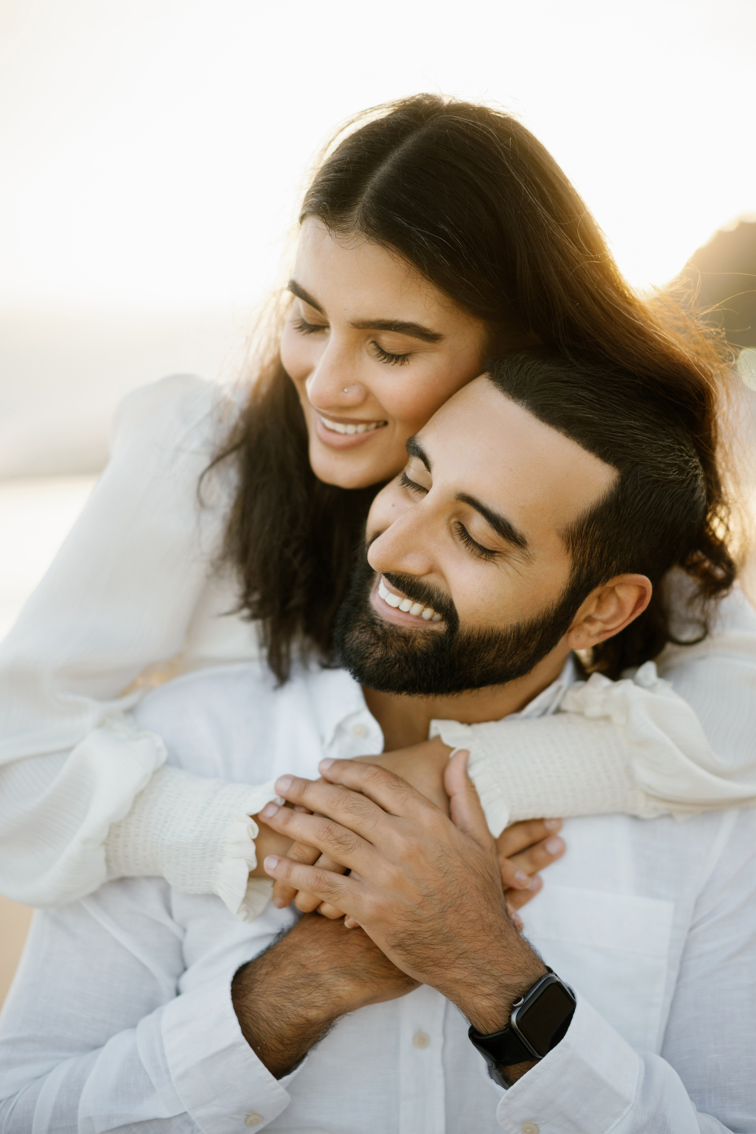 Santa Monica Sunset Engagement Photoshoot. Wedding Photography & Videography Team in California, Los Angeles, San Francisco, San Diego and Travel