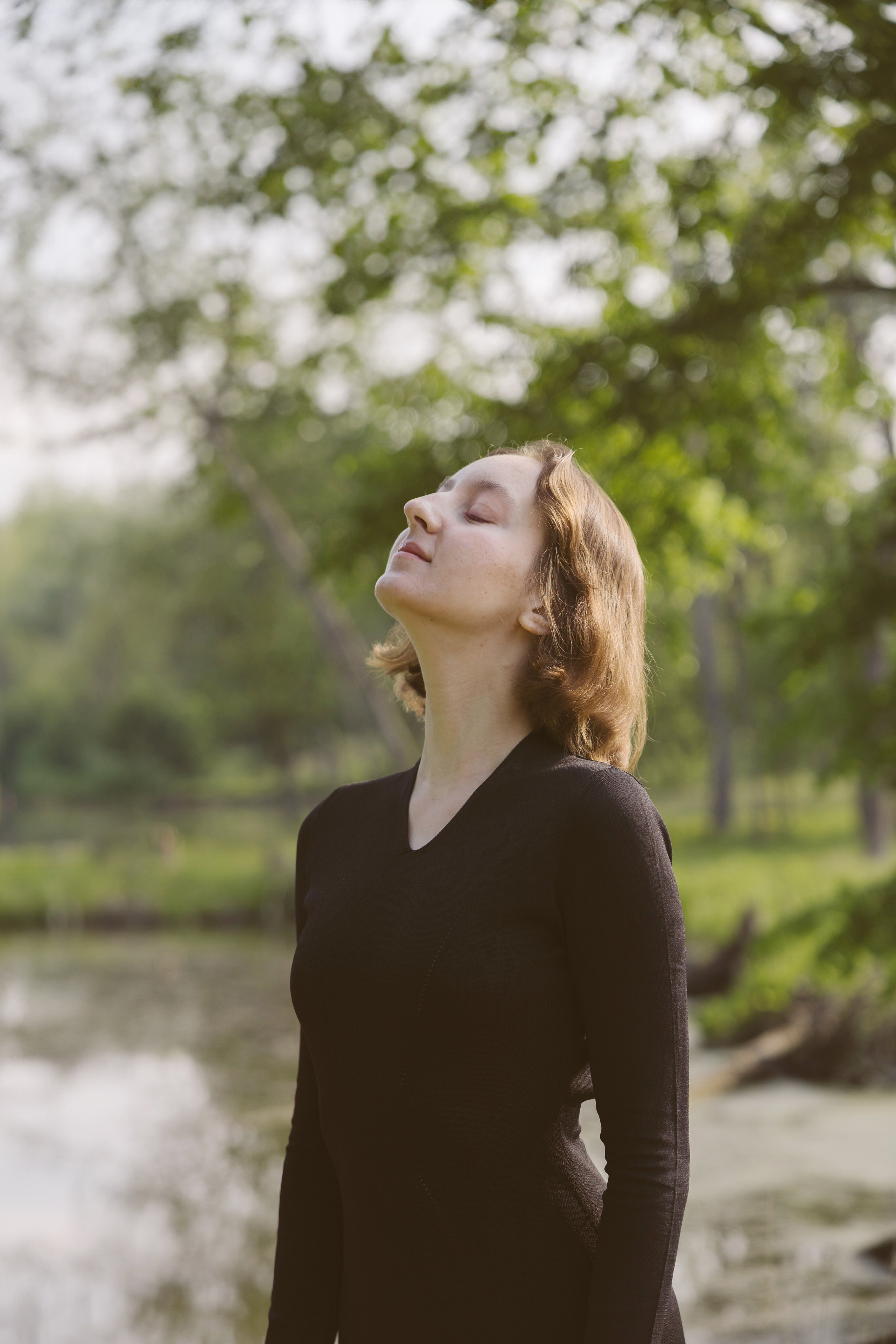 Morning lagoons for Anastasiya. Family Lifestyle Photography