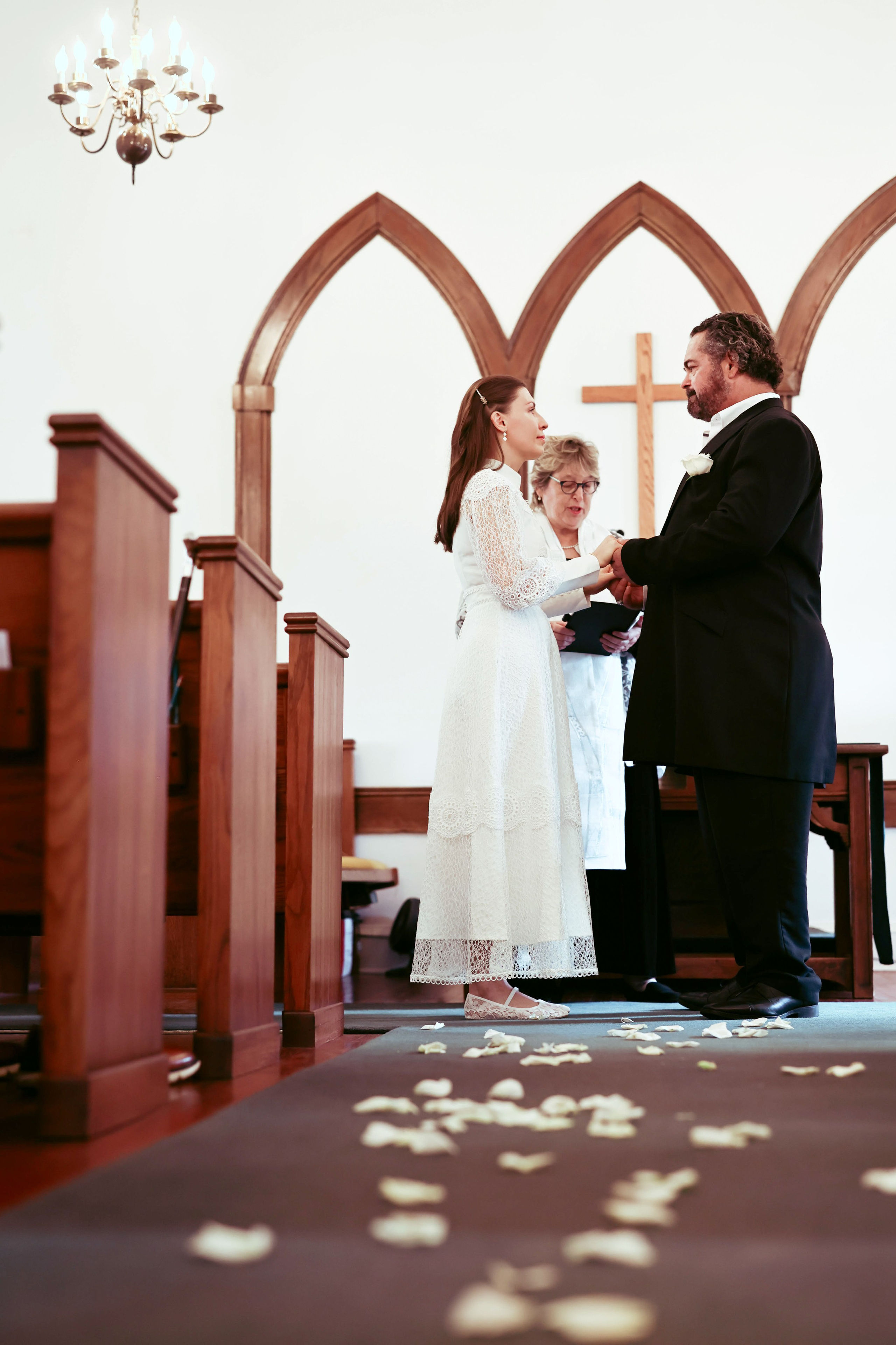 Intimate Church Wedding in Sarasota, Florida. Wedding and family photographer Olga Belianskaia