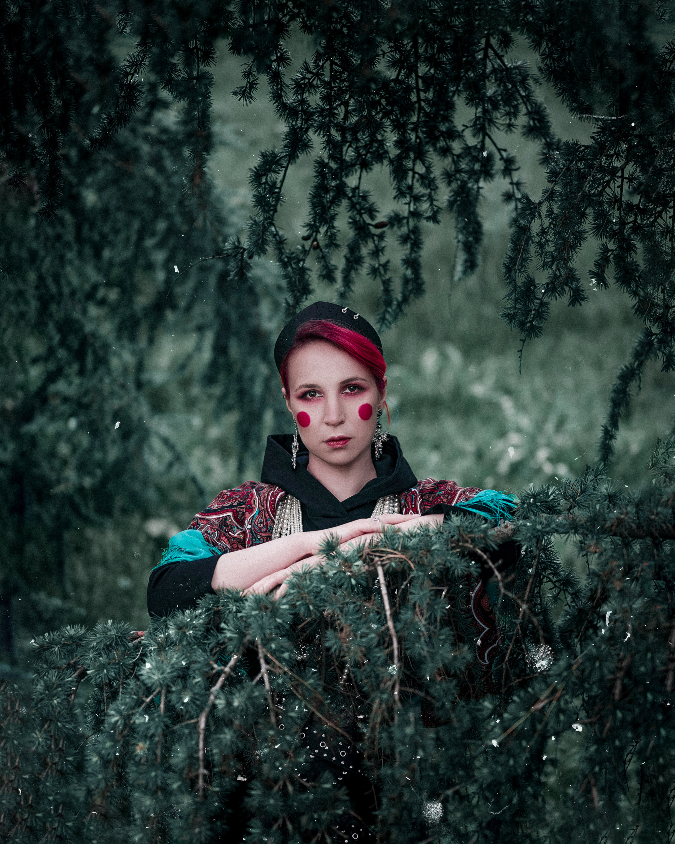 Dark Slavic Fairy-tale in Fir Trees. Moth & Moss Photography