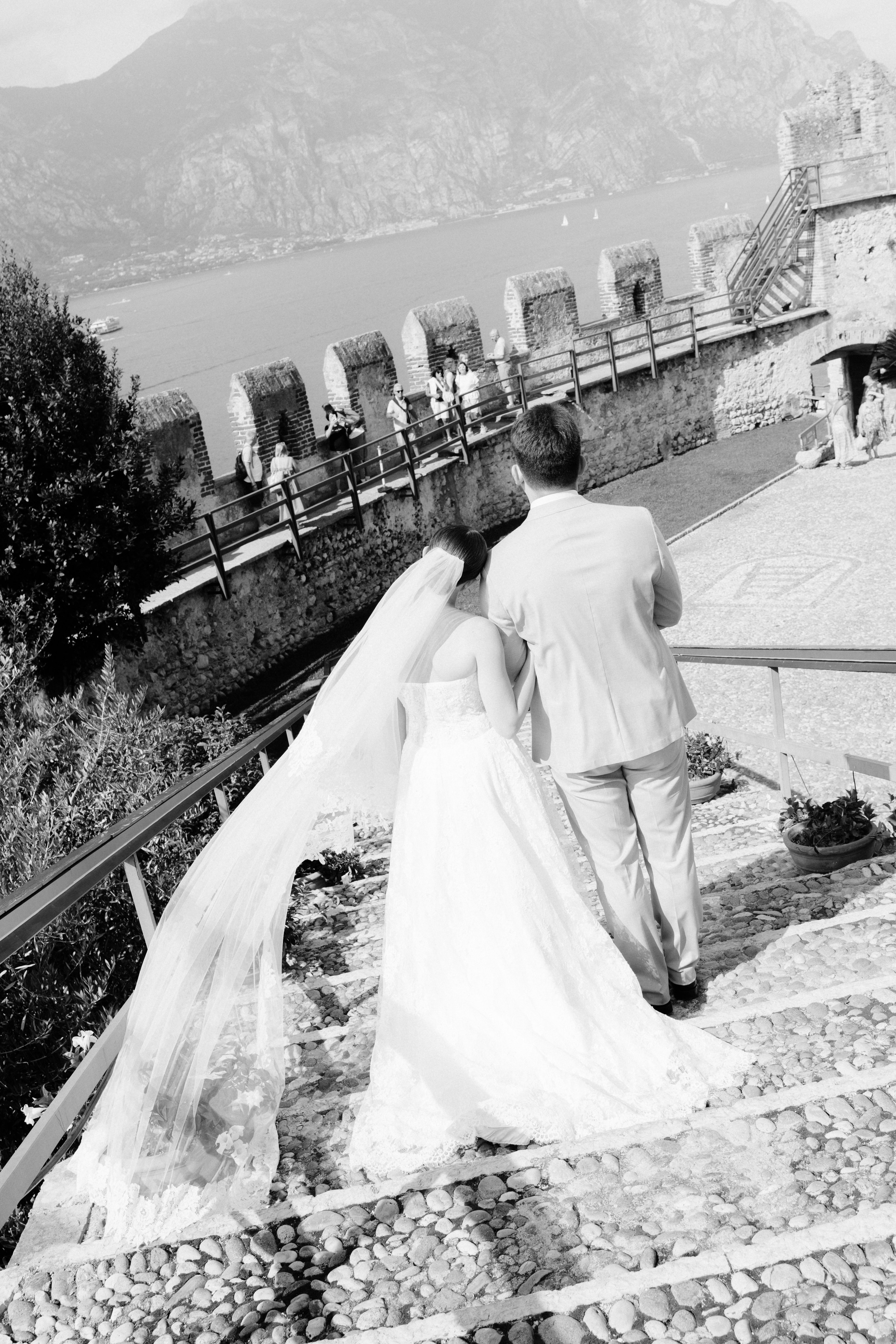 Wedding at Castello Scaligero Malcesine Italy