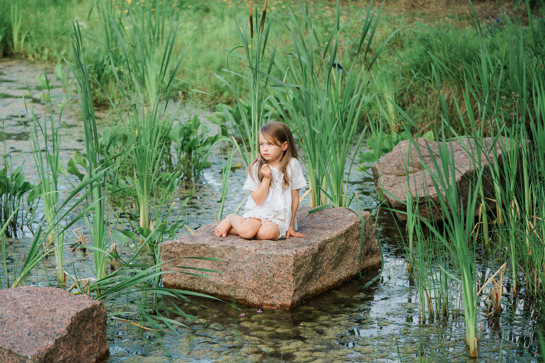 5-vuotiskuvaus puistossa