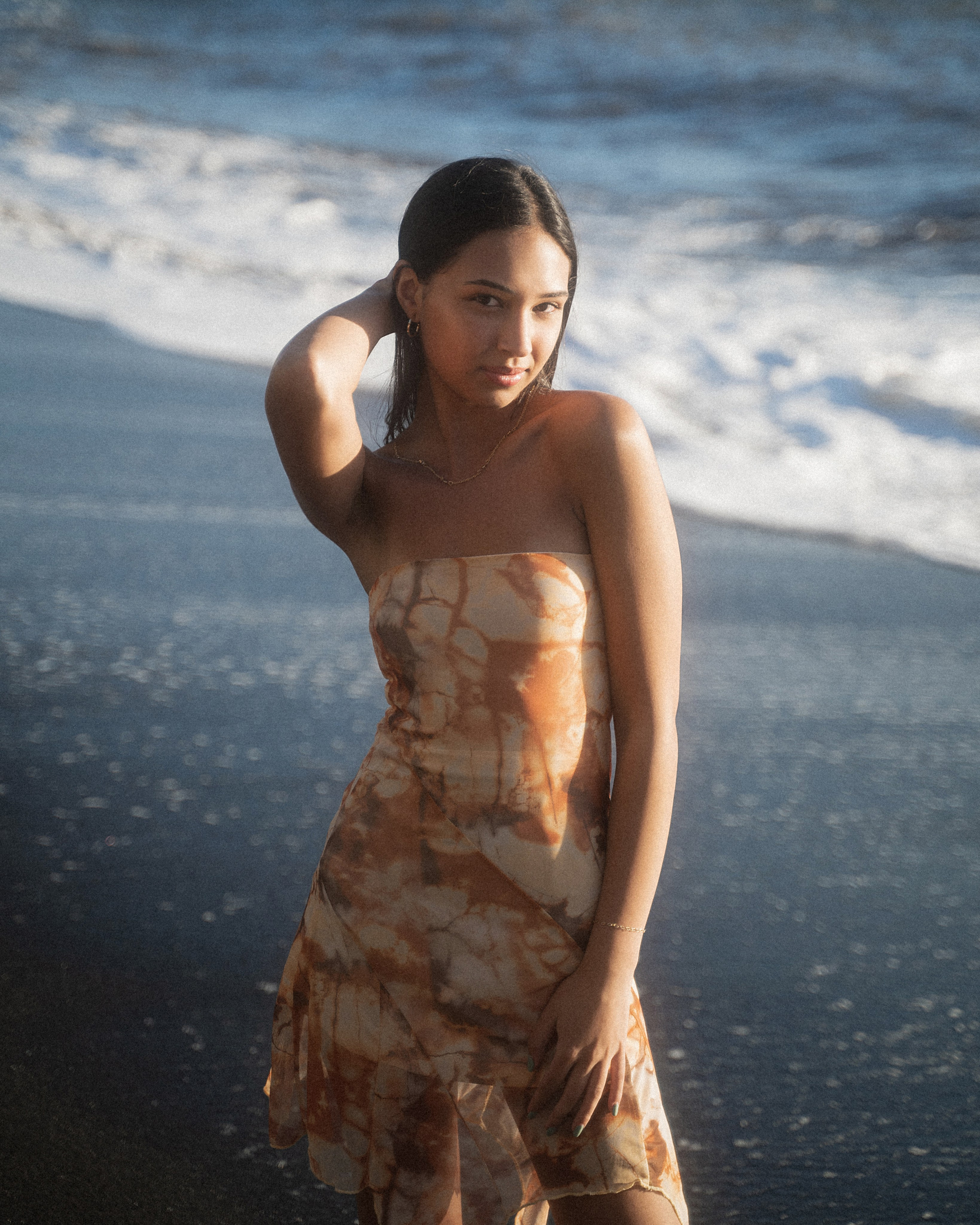 Sunset Portraits with Gabriella | Formosa Beach, Madeira Photography. Your photographer in Madeira