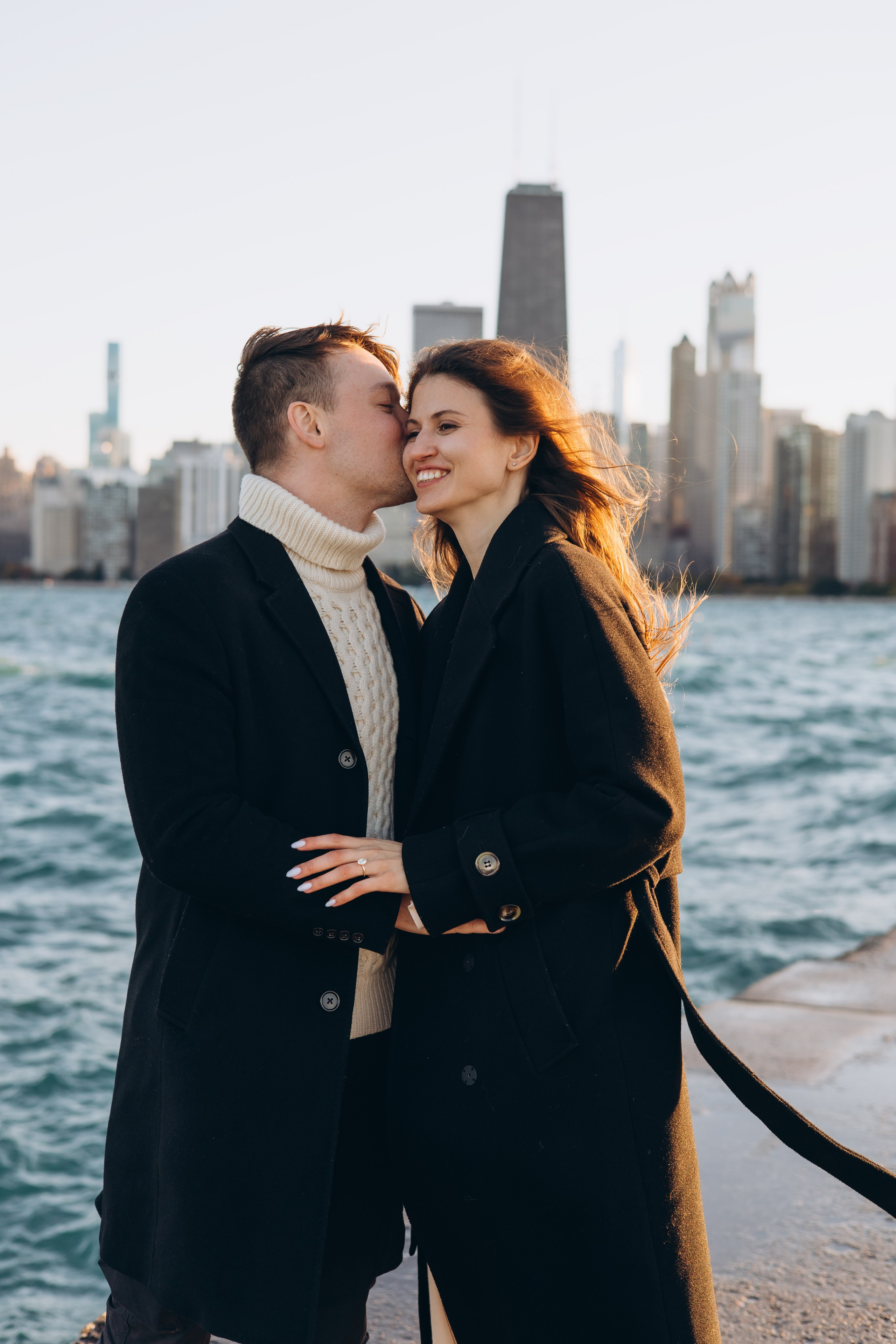 North Lake Shore Proposal — Chicago Photographer — Margarita Chudinova