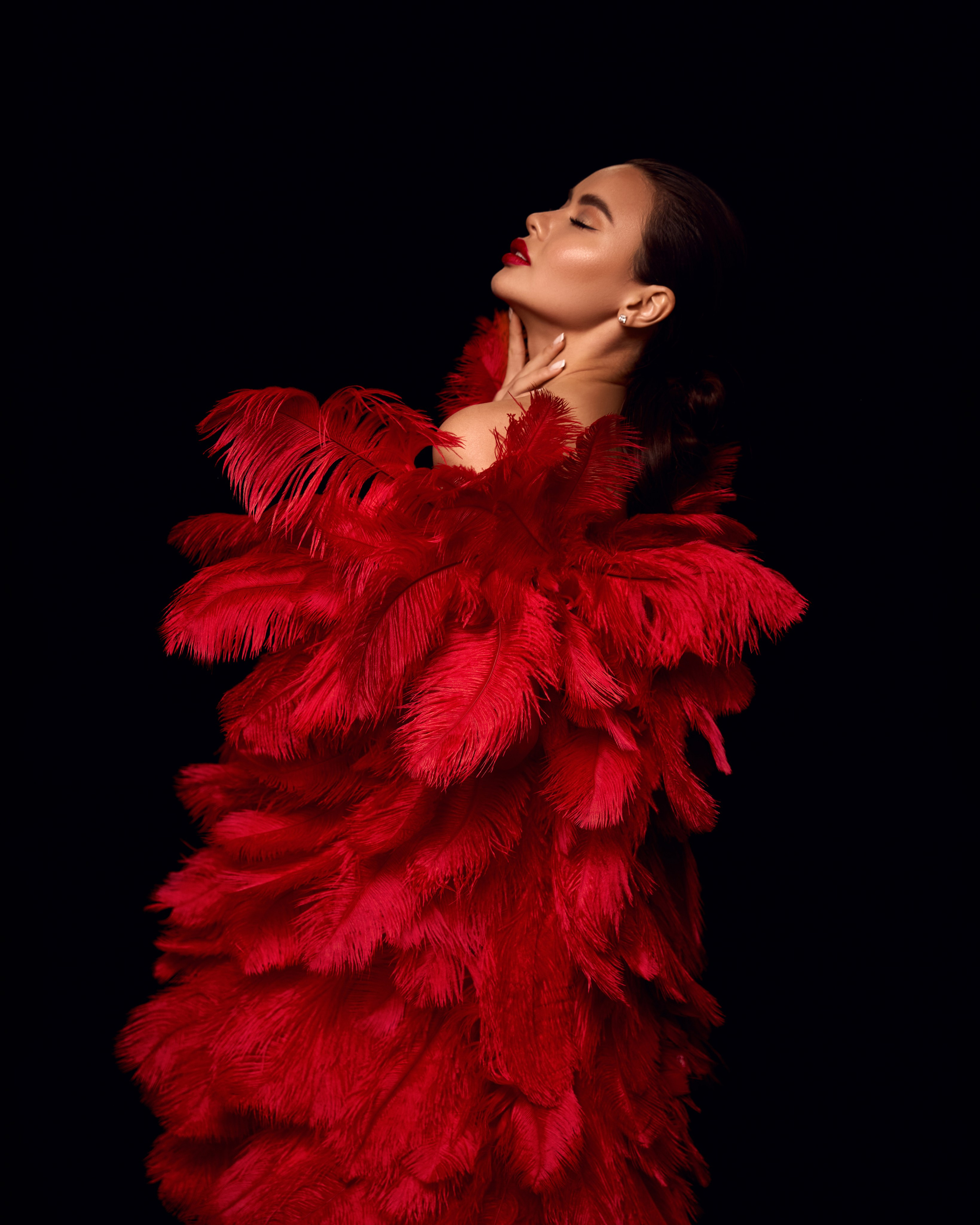 Studio-Shooting. Portraitfotografin Natalia Calcagnile