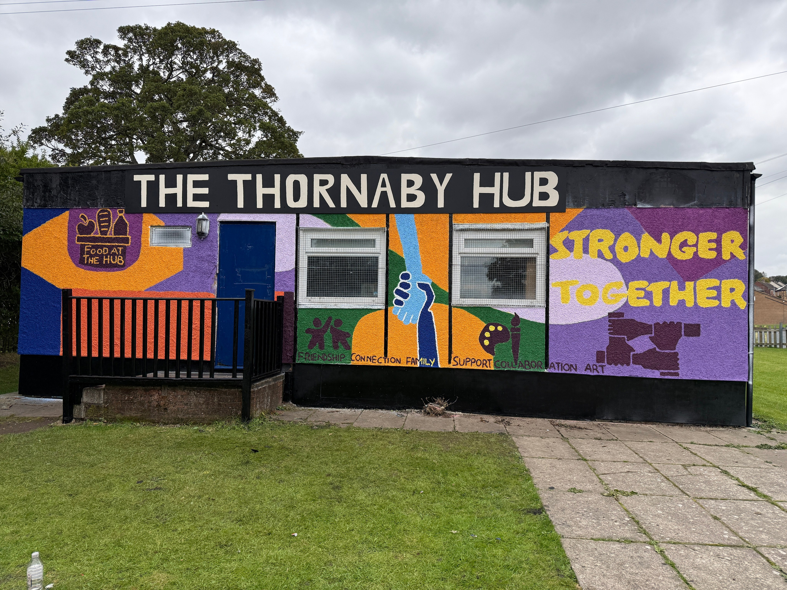 Clayton Community Hub Mural. Professional Portrait & Event Photographer in West Yorkshire, travels across UK