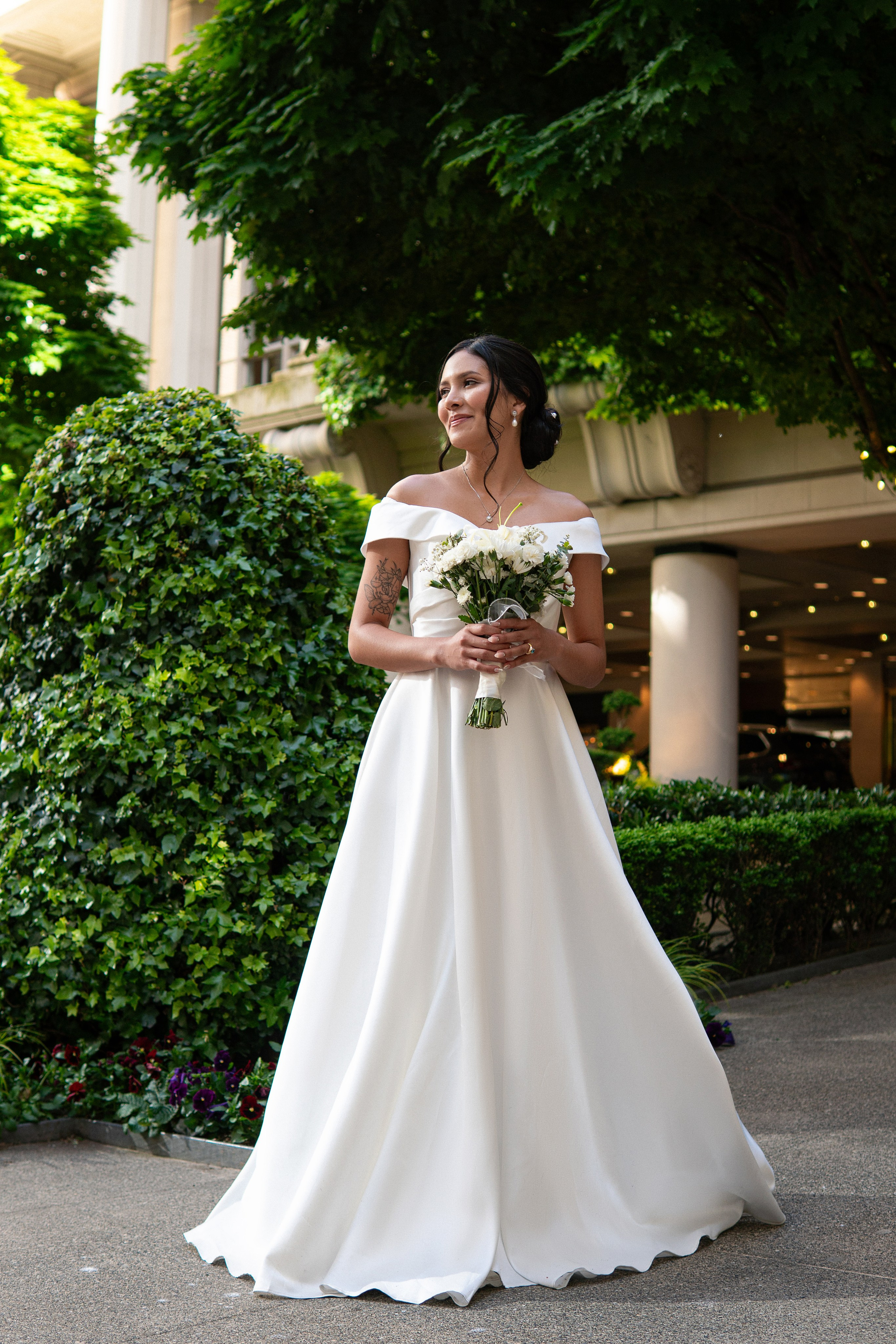 Bessie and Julio | Wedding Portrait session. Photographer in Washington Sophia D