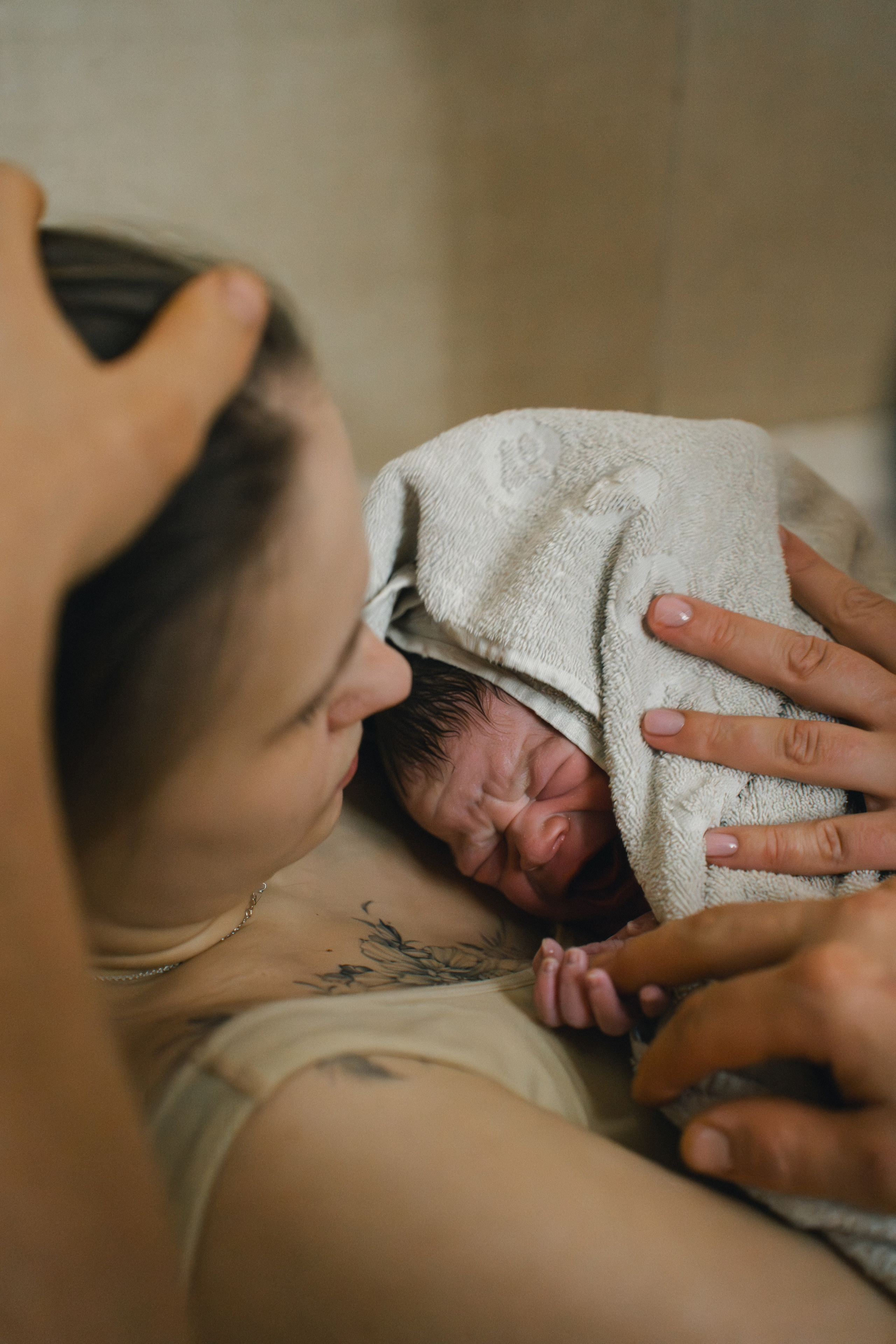 Poród domowy. Ania Smol Fotograf Olsztyn