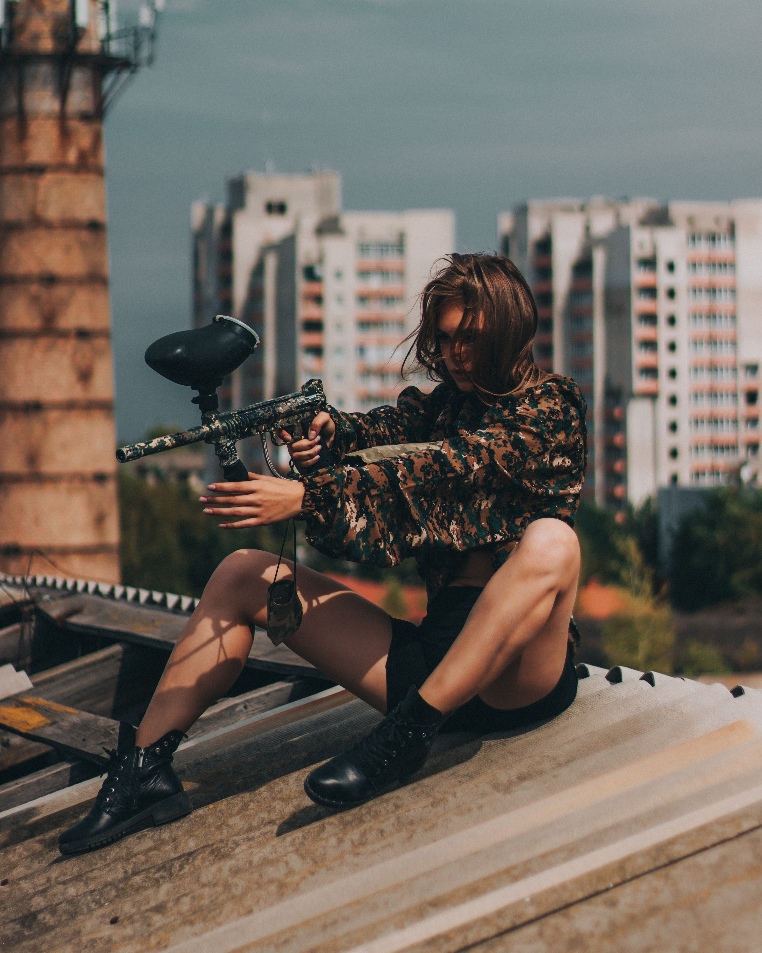 Рекламна зйомка для пейнтбольного клубу. Фотограф | Відеооператор Нікополь Олег Ісаченко