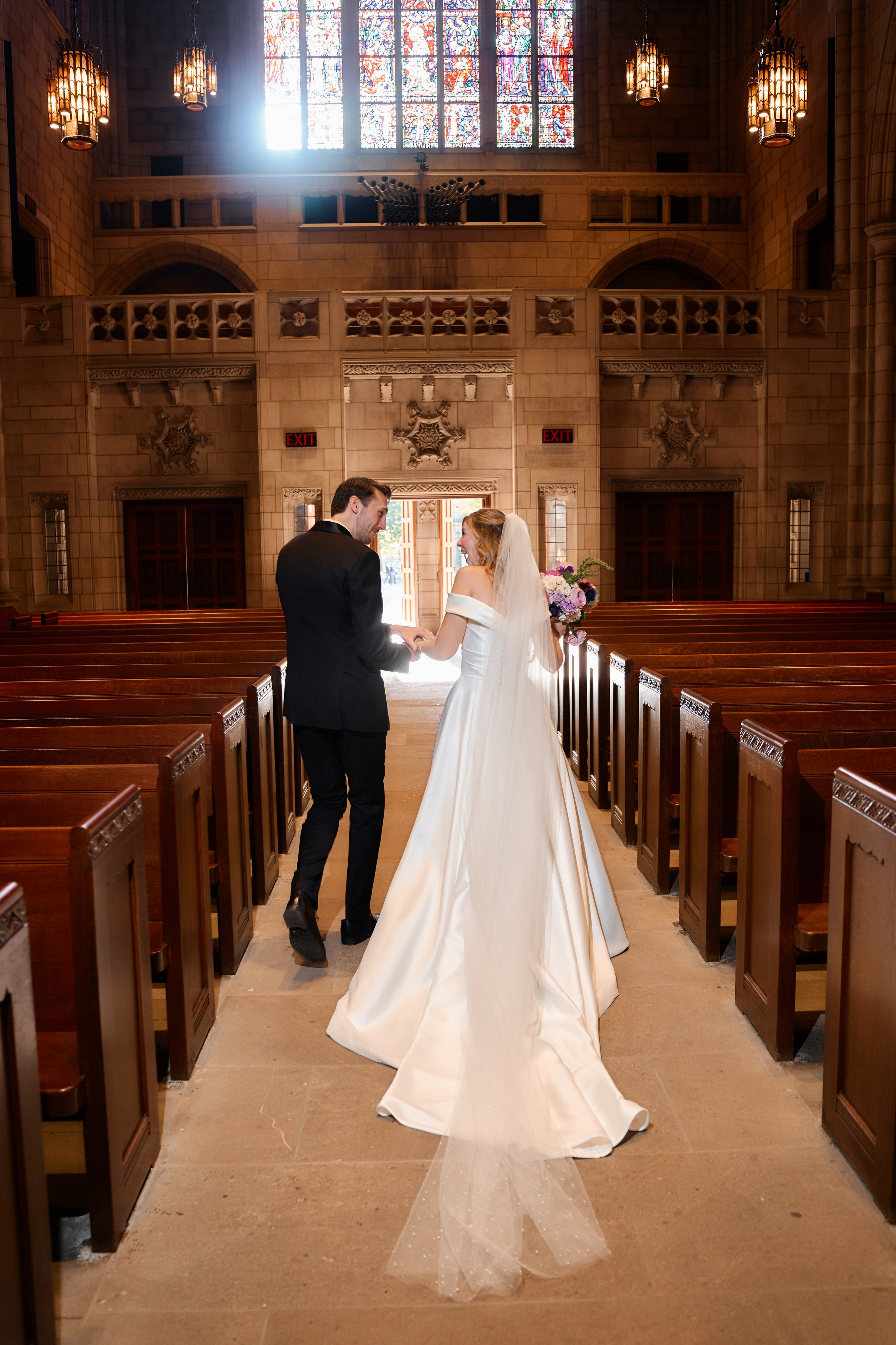 Elegant Wedding Ceremony at a Historic New York Cathedral | Timankov Photography. Professional Wedding and event photographer USA New York