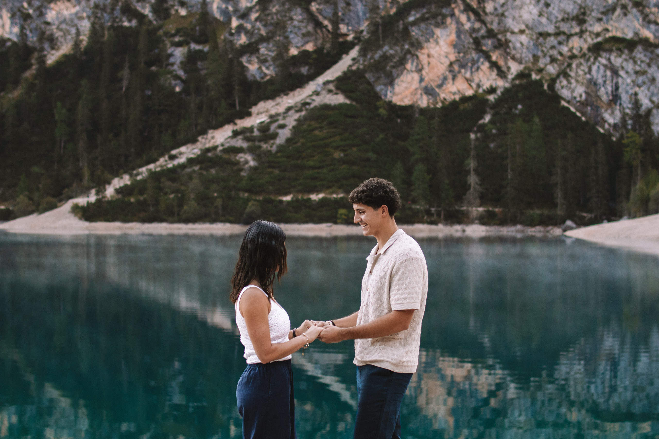 One Question, One Lake, One Promise — Dolomites, Italy. Art of Light Photography