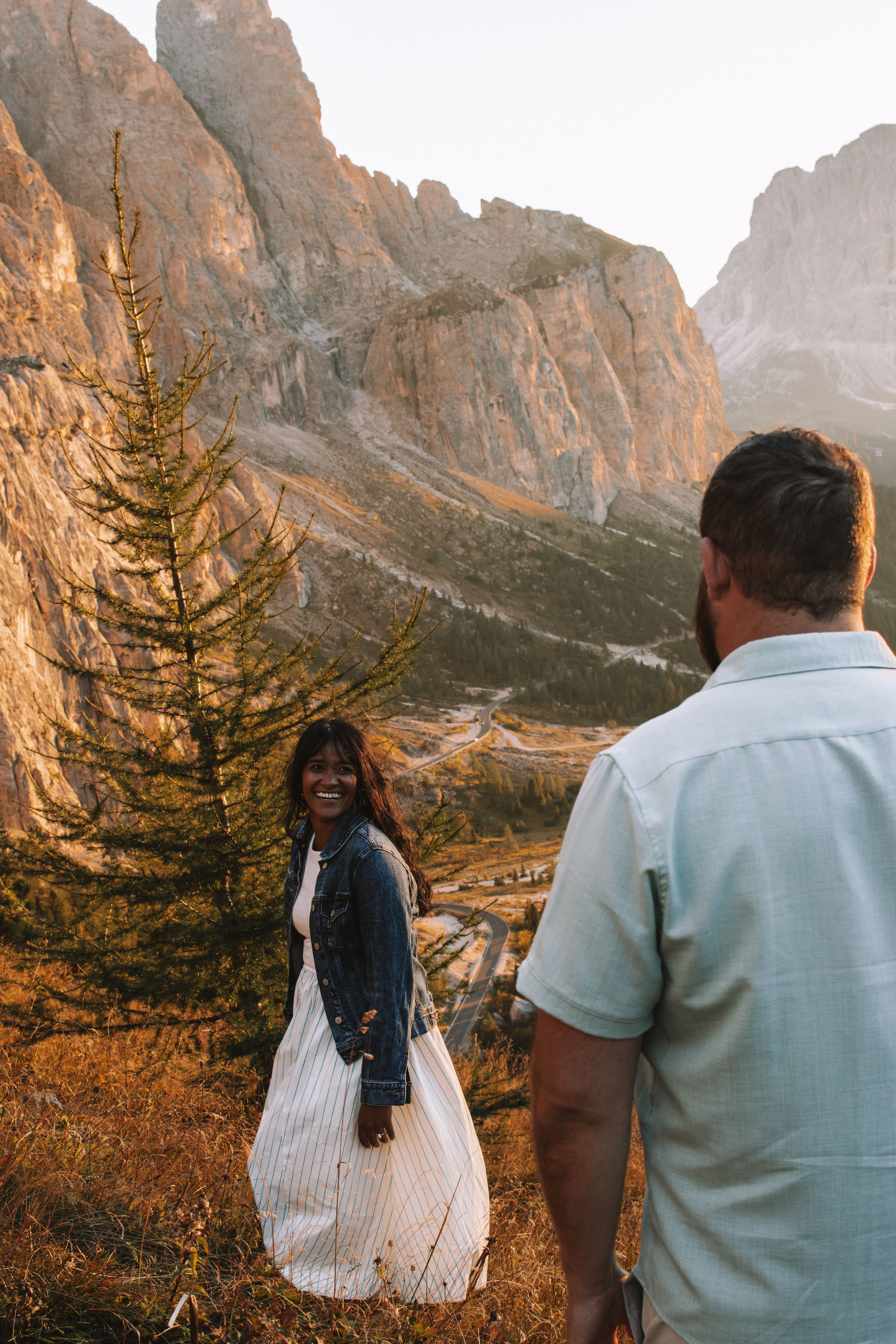 A Love Story in the Mountains — Dolomites, Italy. Art of Light Photography
