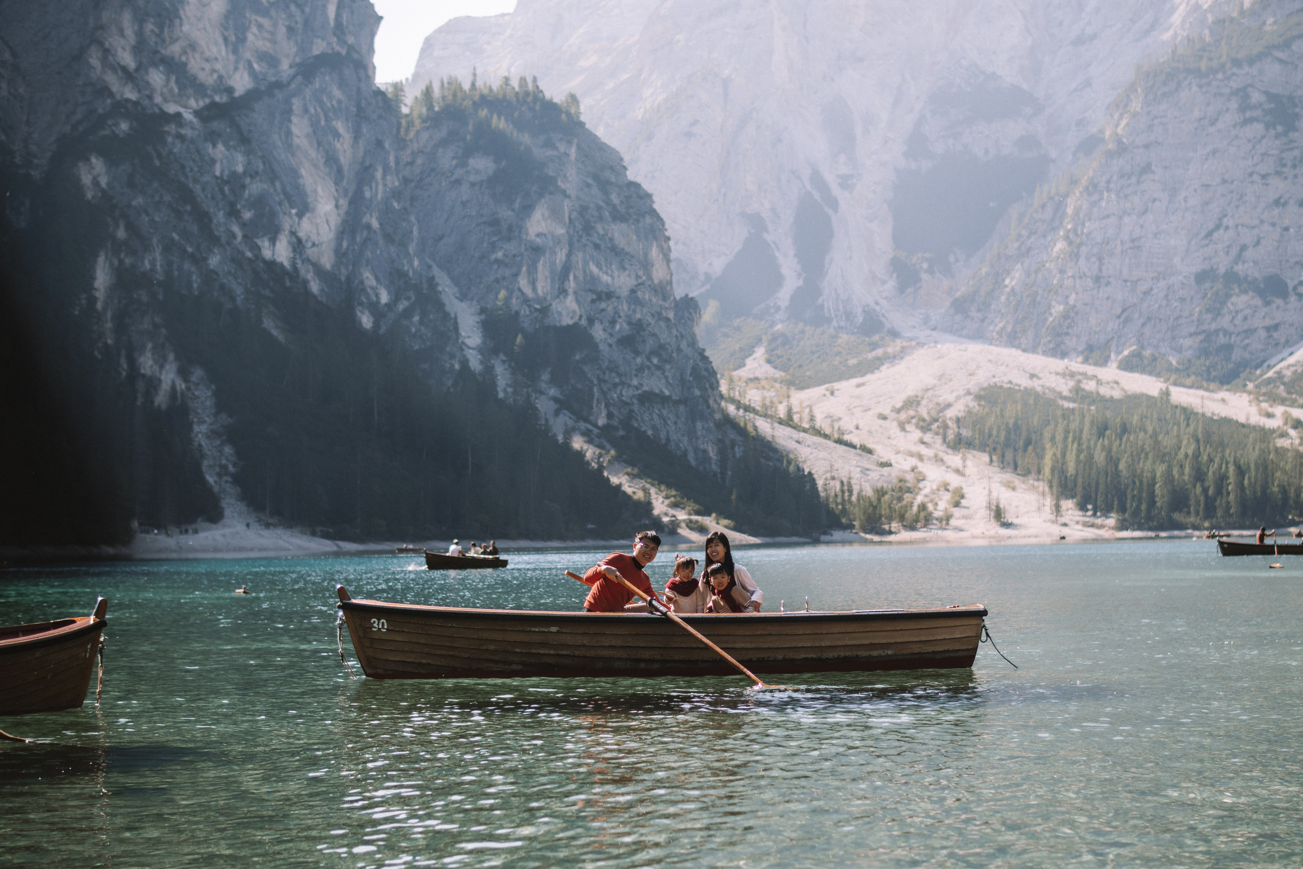 Memories by the Lake — Dolomites, Italy. Art of Light Photography