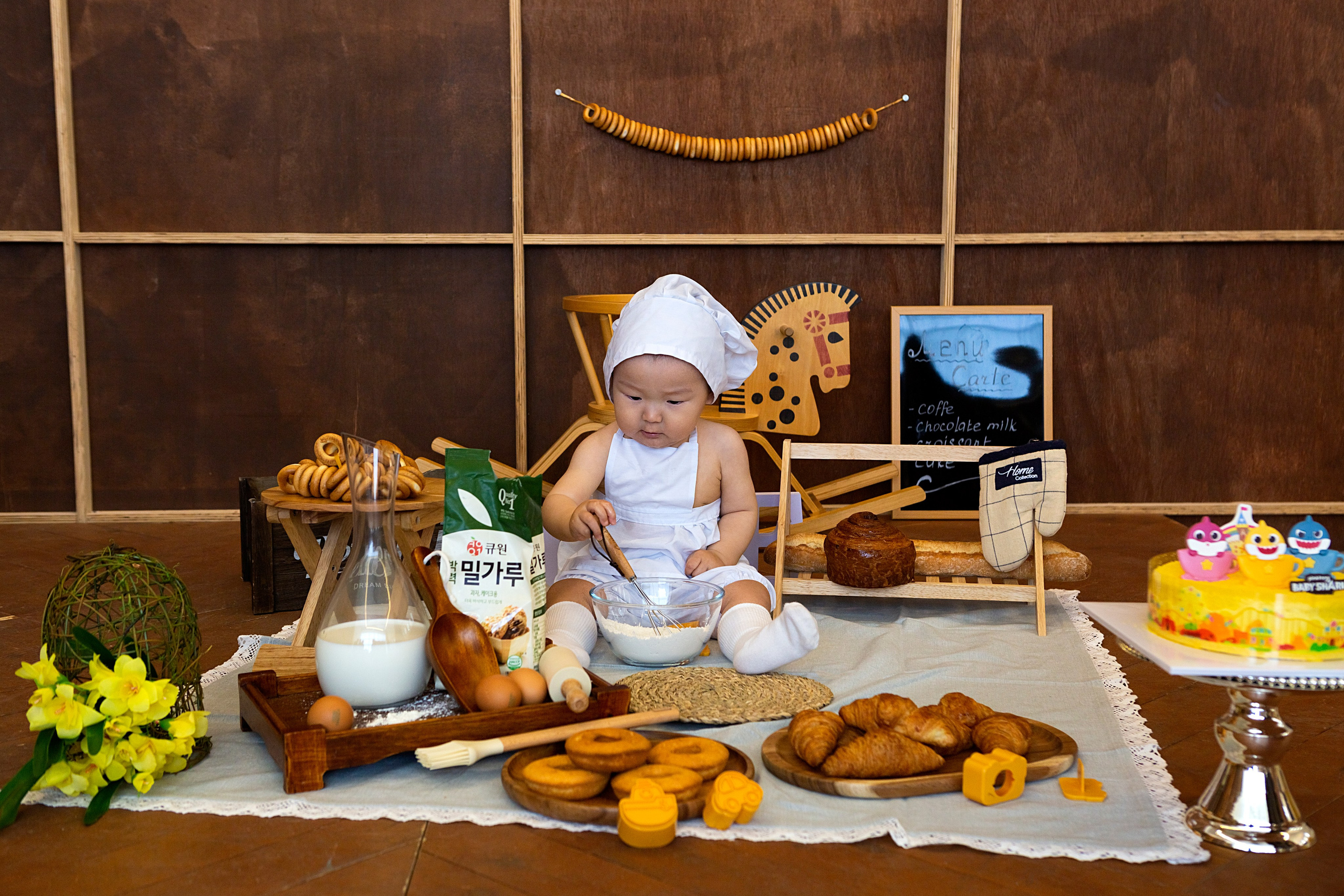 Артём в студии. Фотограф беременности, ньюборн и годовасиков в Корее Жанна Хан