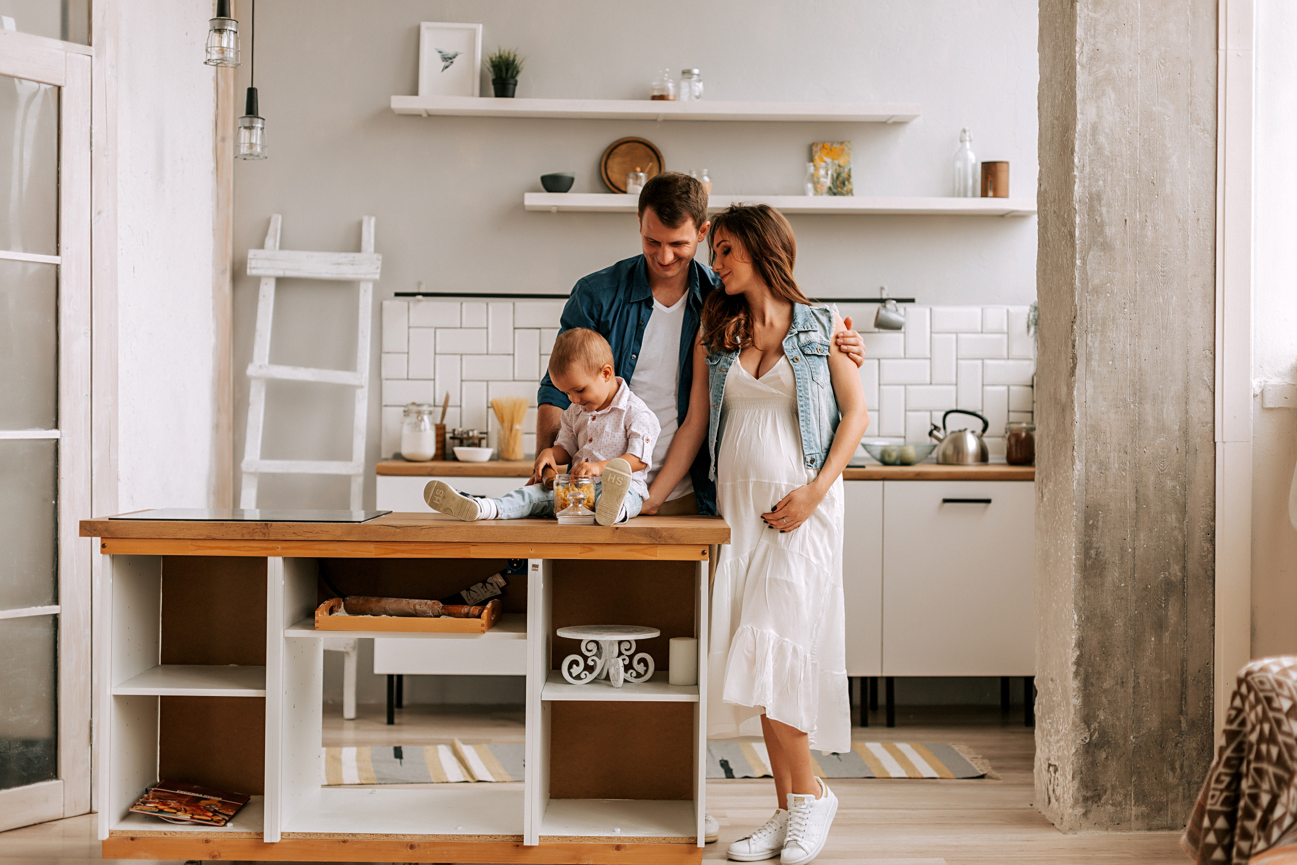 Посиделки на кухне. Семейный и свадебный фотограф в Франкфурте на Майне Алина Браун