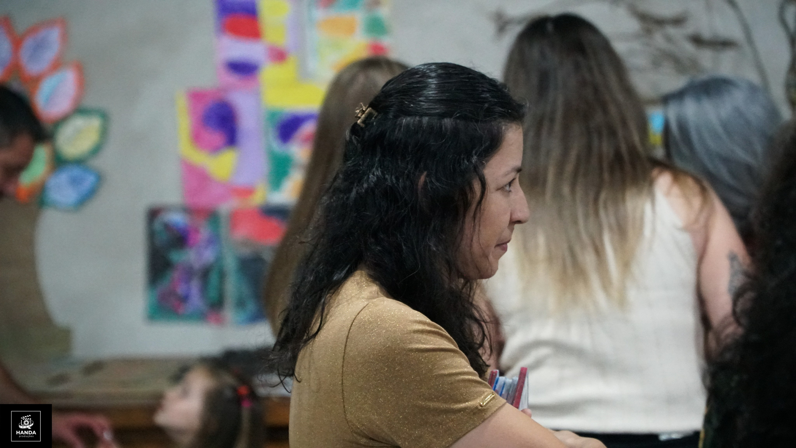 Noite autógrafos colégio Aurélio Buarque de Holanda. Handa Produções