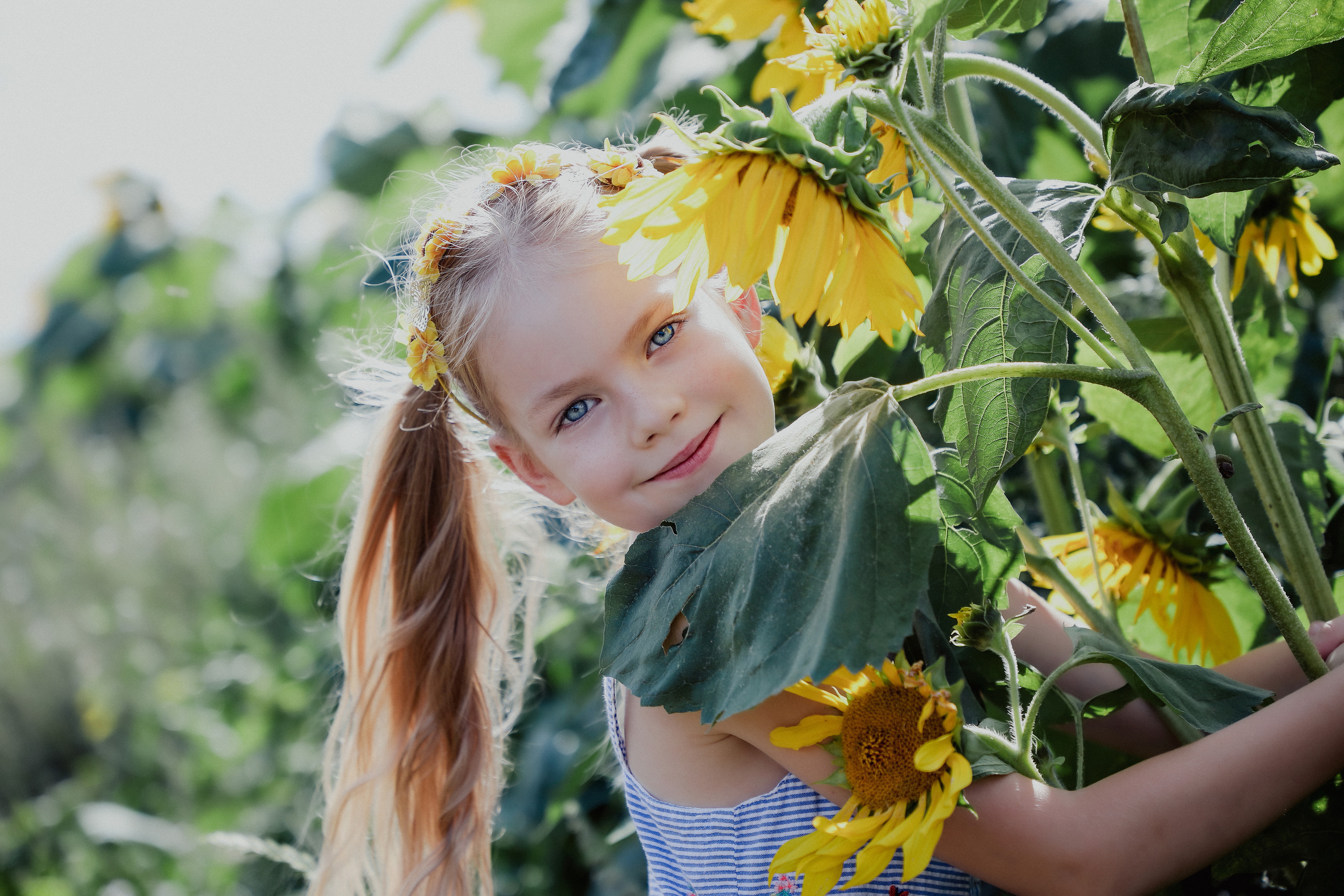 Sunflowers&Aurelija. PORTRAIT|FAMILY|CHILDREN|BRAND PHOTOGRAPHER UK, CAMBRIDGESHIRE