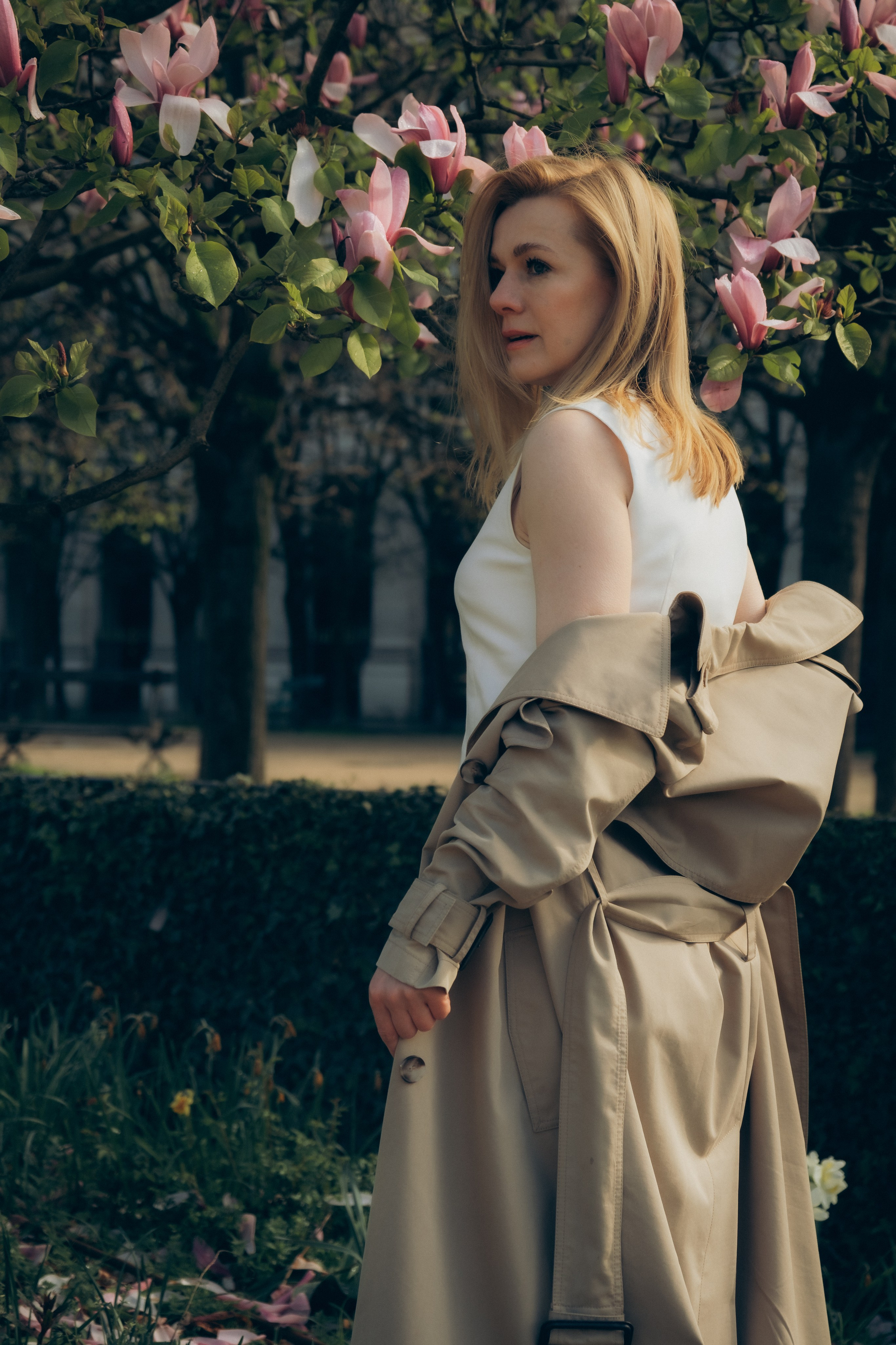 Elena’s photoshoot in Palais Royal. Photographer in Paris Marina Chaput