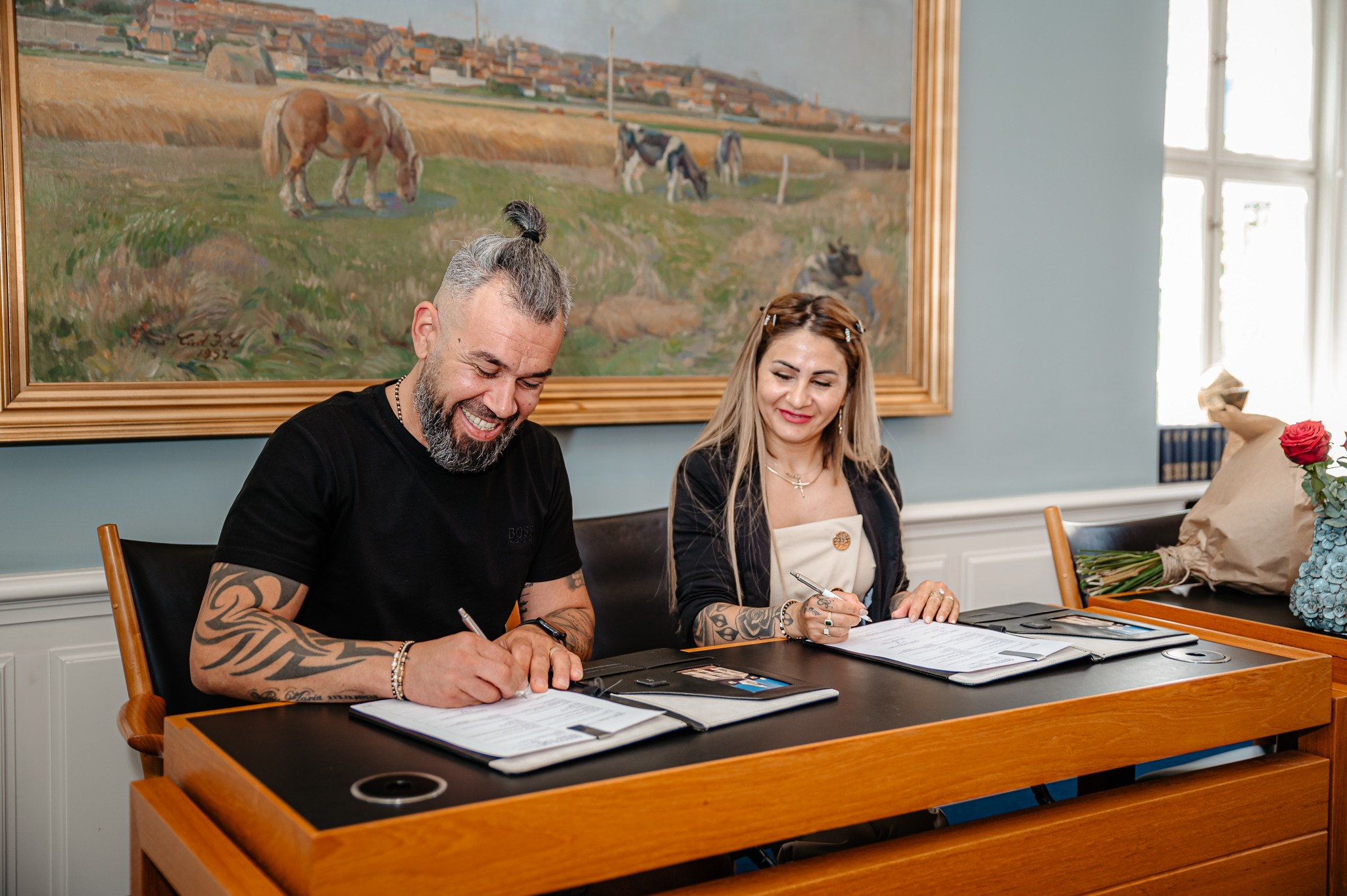 Cununie civilă în Randers. DanFotograf.dk