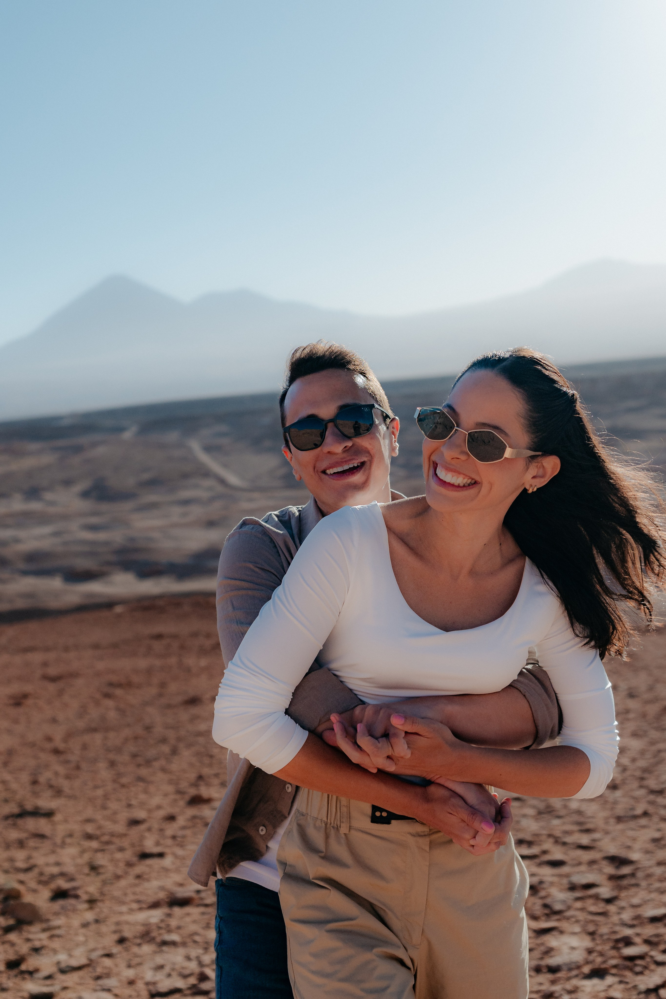 Sessão casual no Vale dos Cogumelos. Fotógrafo em San Pedro de Atacama