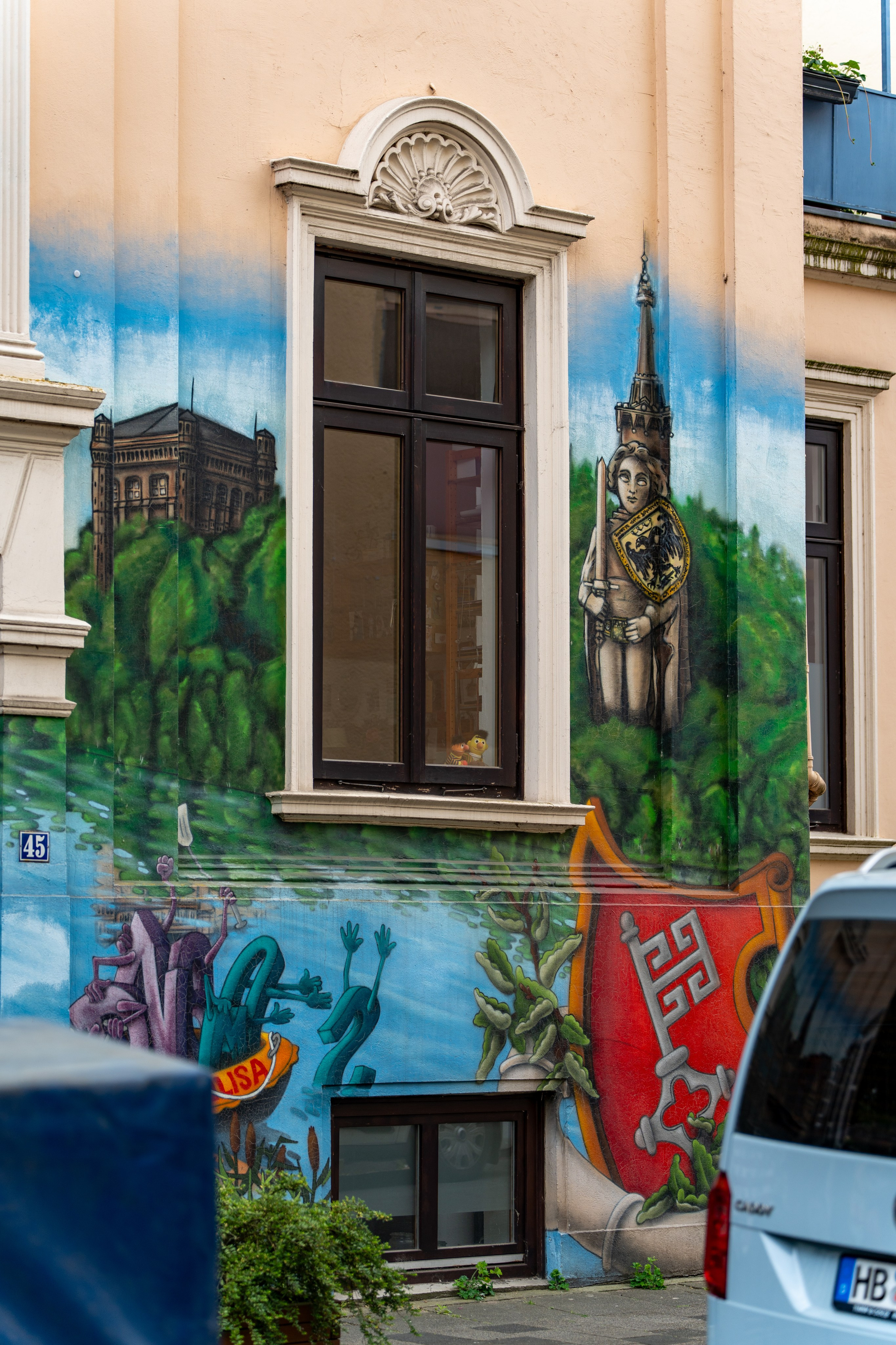 A little bit of street in Bremen #1. URBANSTREETFILES.ART