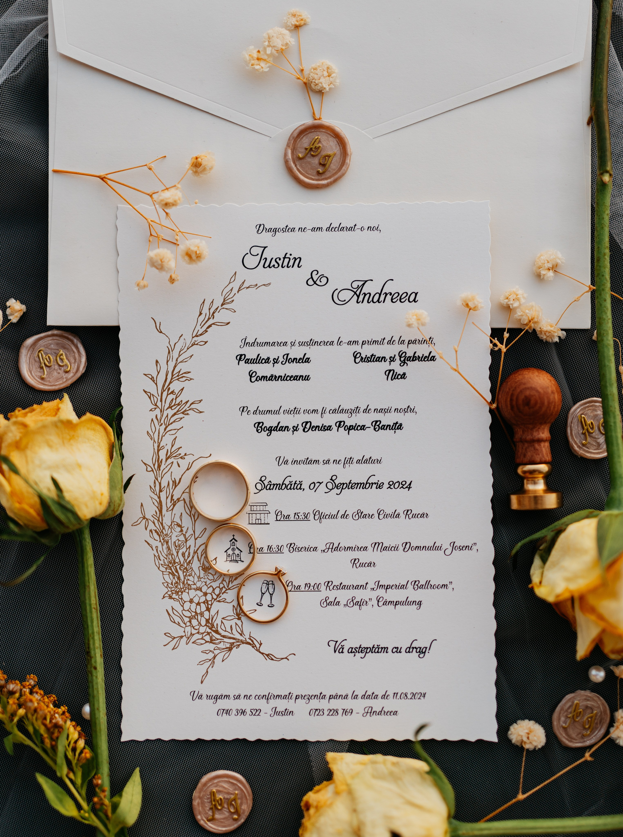 SAVE THE DATE — ANDREEA & IUSTIN. Ars Vidi | Digital Solutions