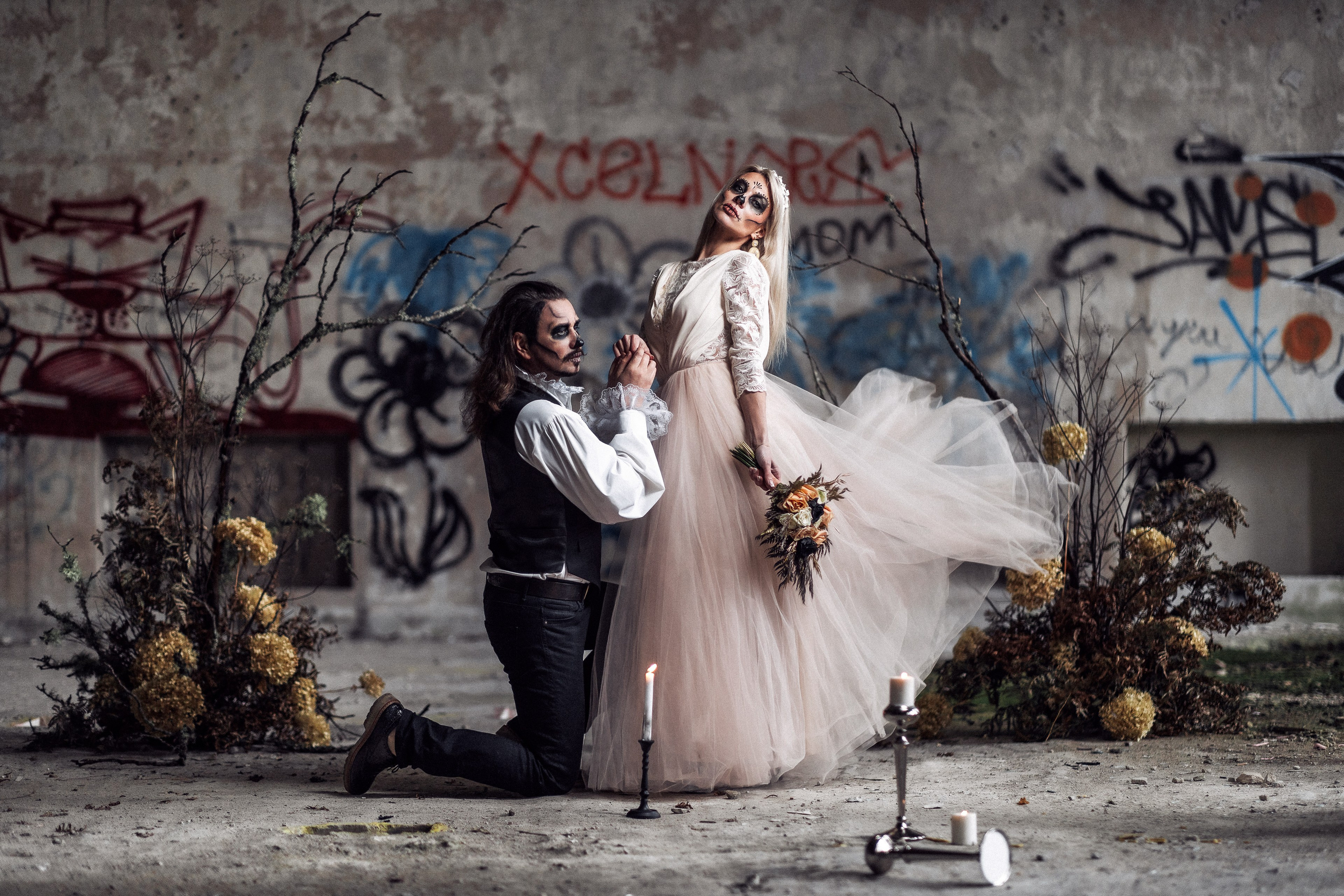 Couple Halloween 22.10.2023. Portree- ja perefotograaf Anton Hansen Tallinnas, Eestis