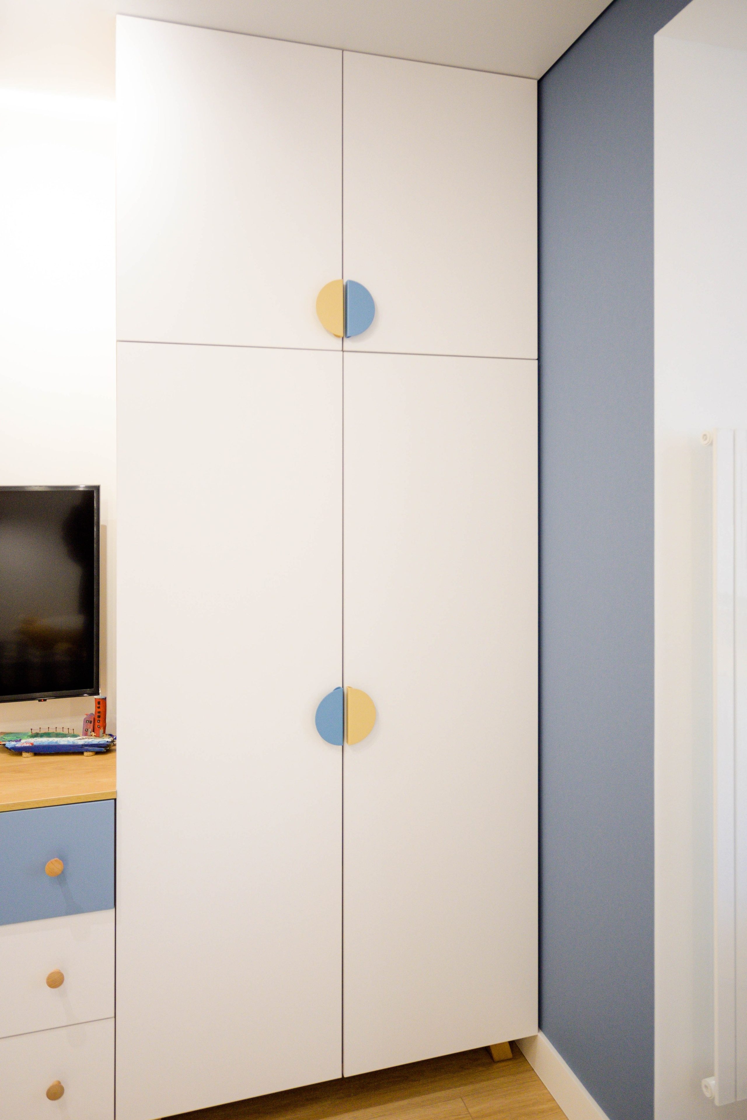 The apartment is in a modern style. Fotograf Dmitrii Donets