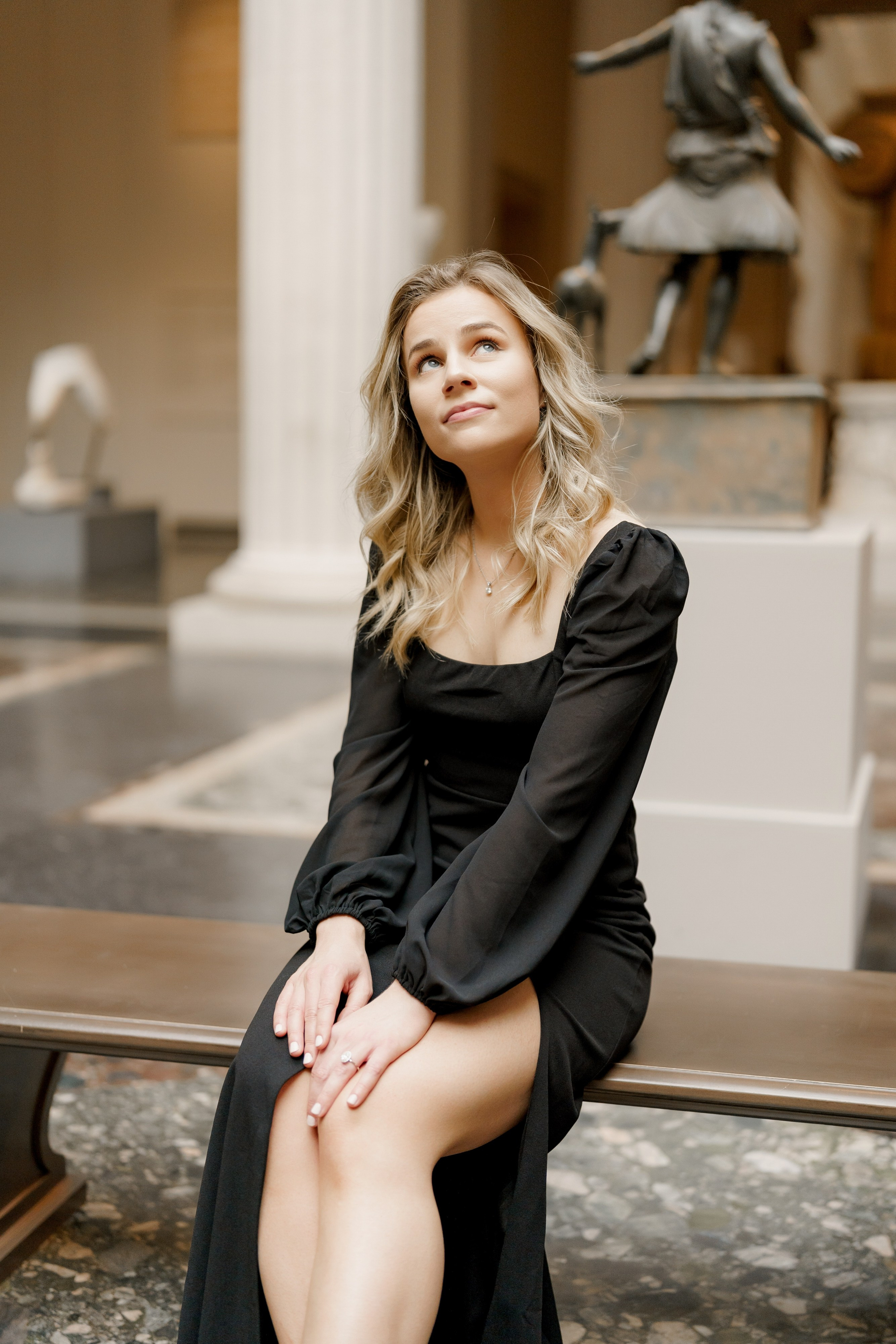 Caroline and Brendan’s Museum MET and Library Engagement Shoot. Wedding photographer and videographer New York | New Jersey