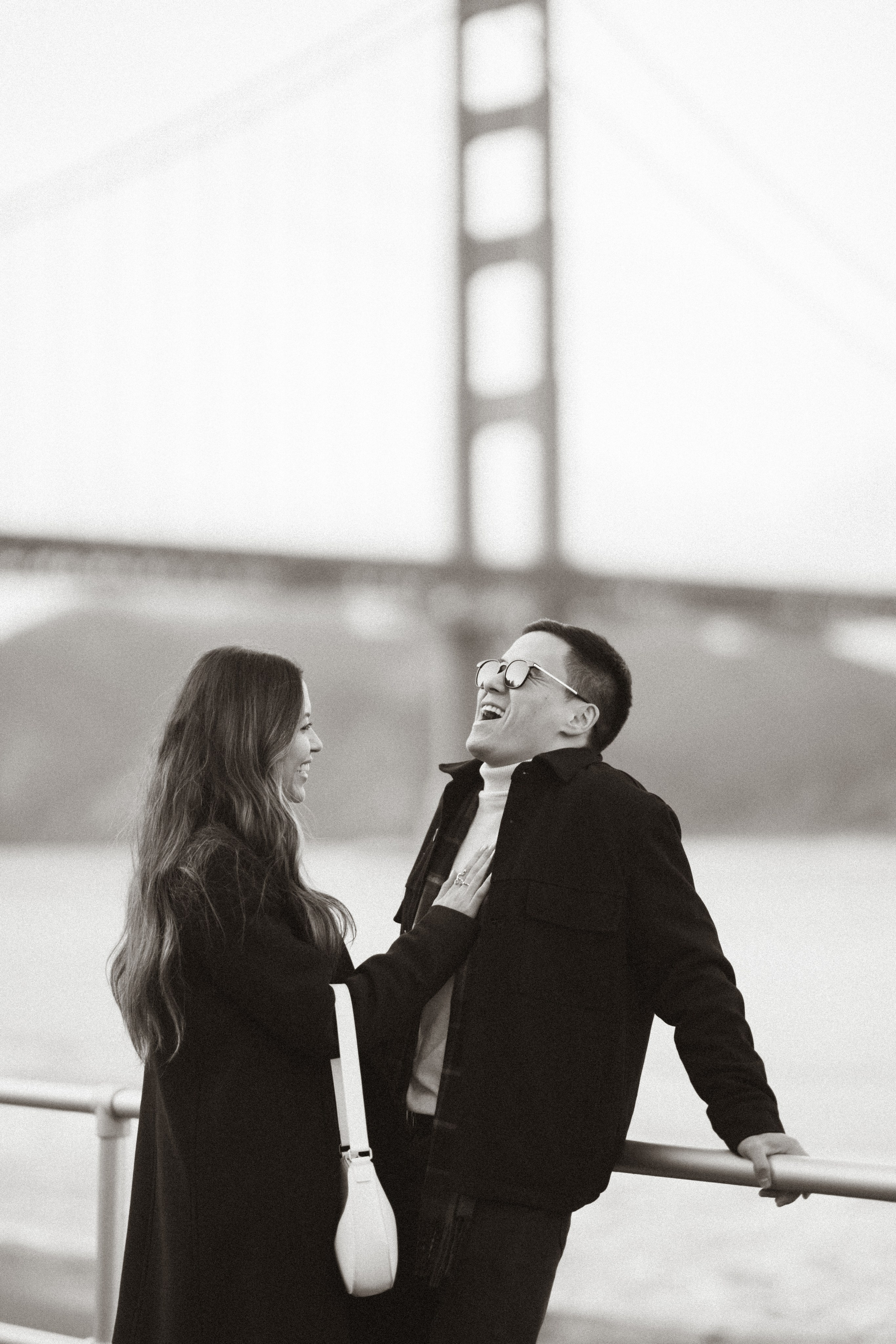 Couple Session at Torpedo Wharf and Baker Beach. Soulo Photography | San Francisco Bay Area Based Photographer