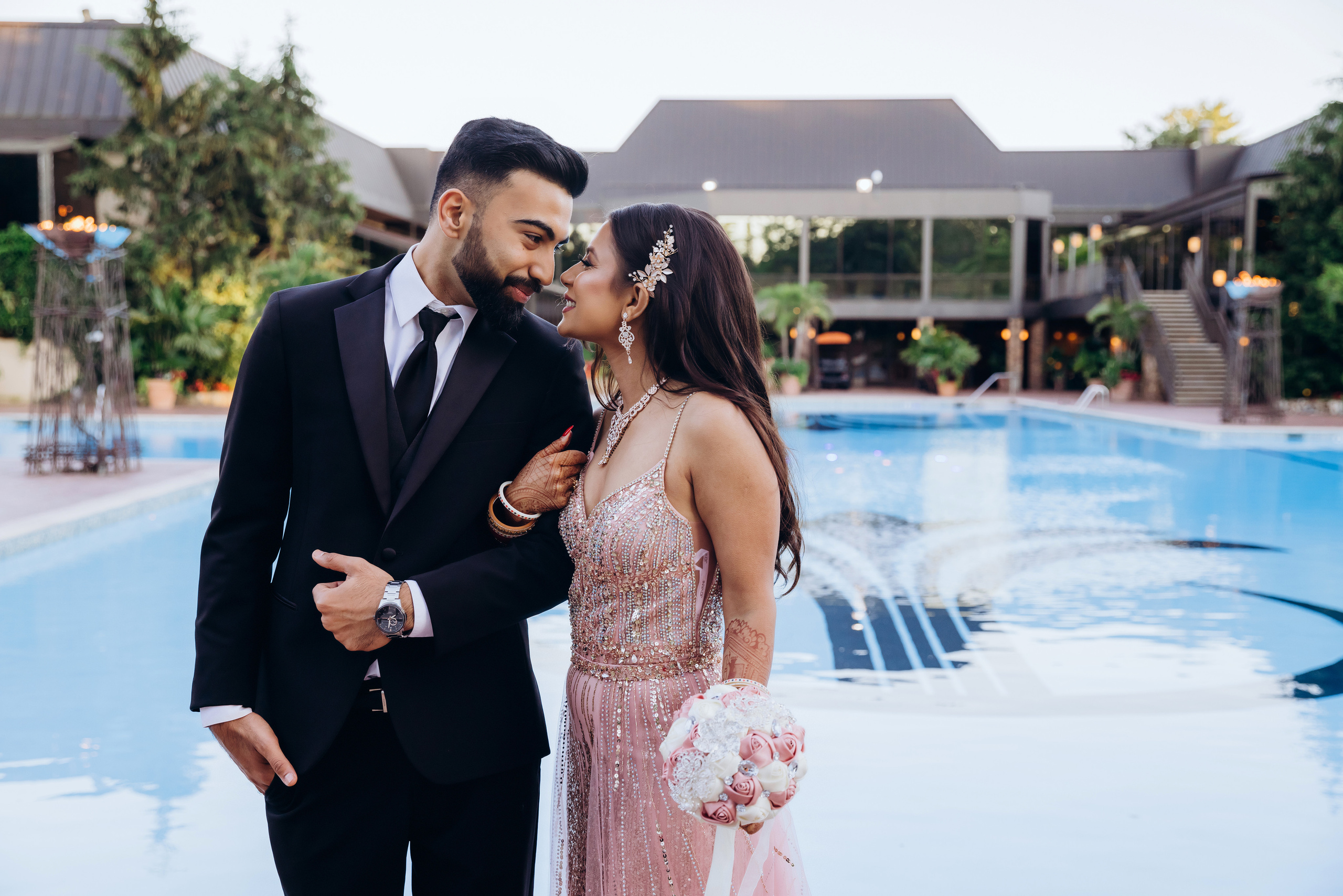 ROHAN & NIKITA RECEPTION. Pittsburgh wedding and family photographer