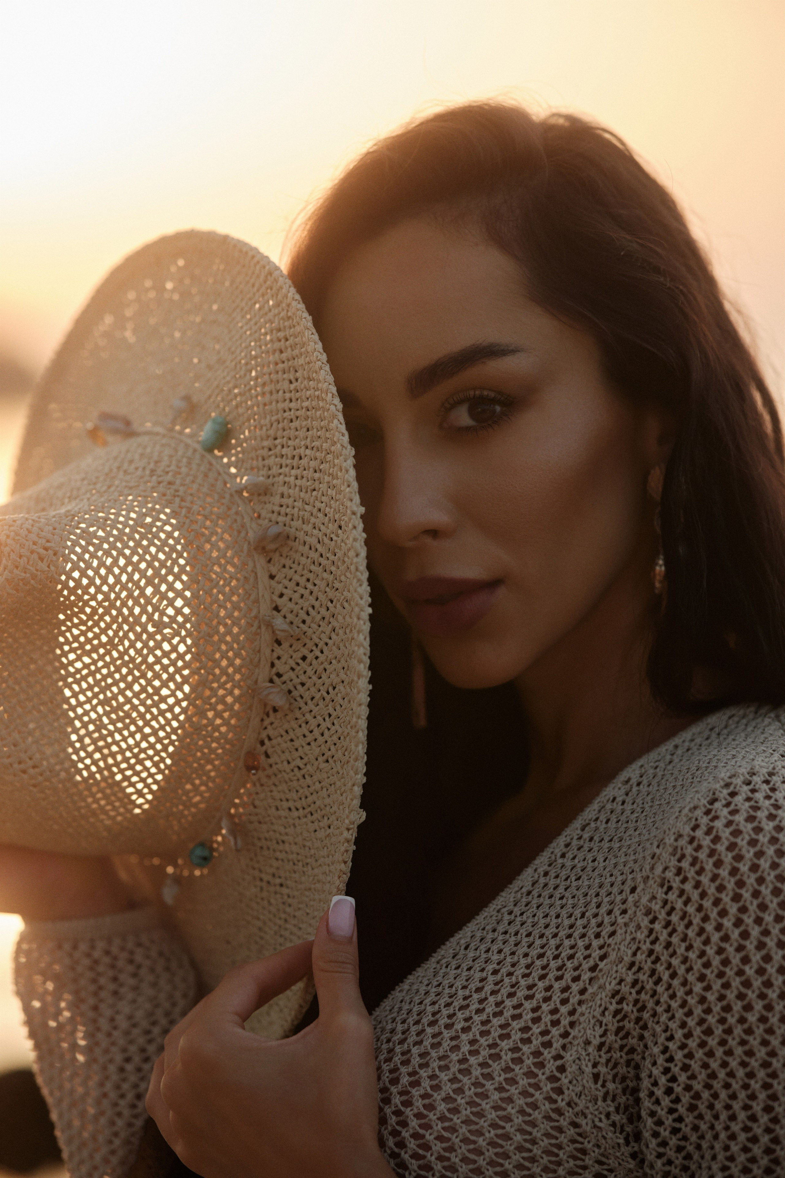 Sunrise between rocks