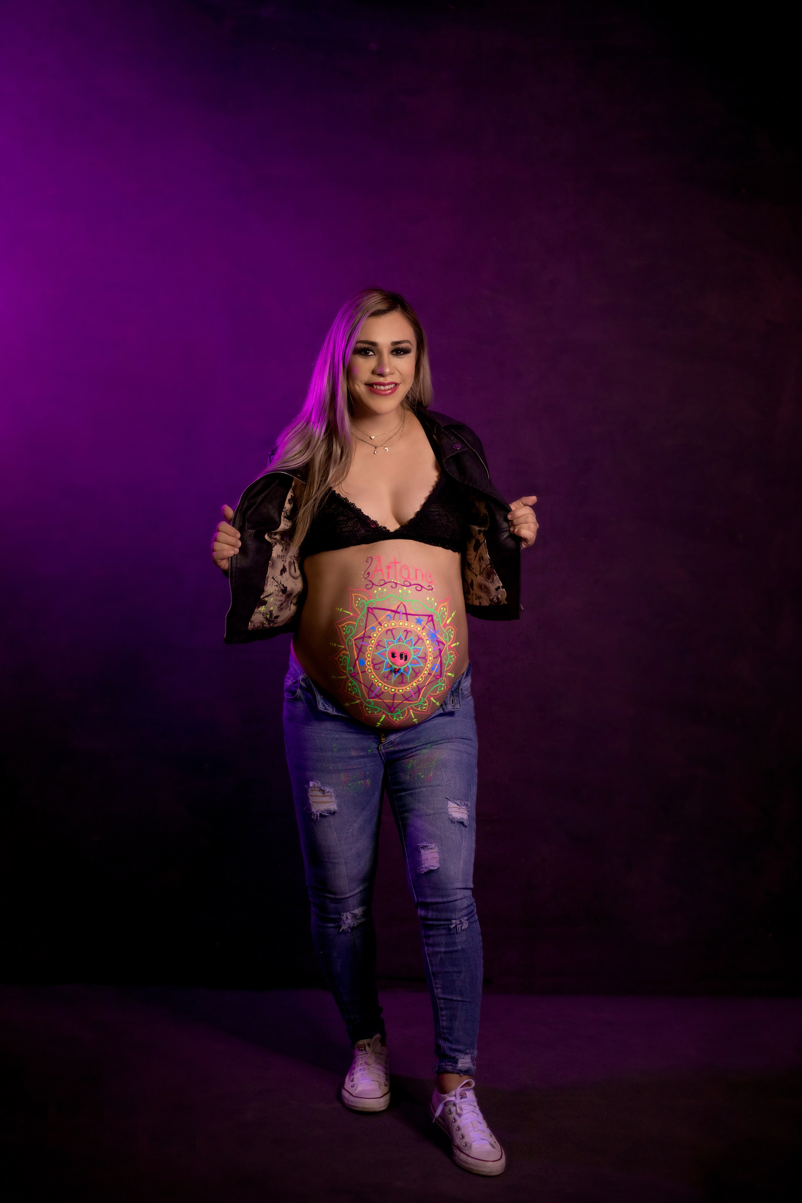 Sesion de embarazo mes por mes con bodyart. Dulce Maria. Виктория Кастельянос. Русскоязычный фотограф в Мексике