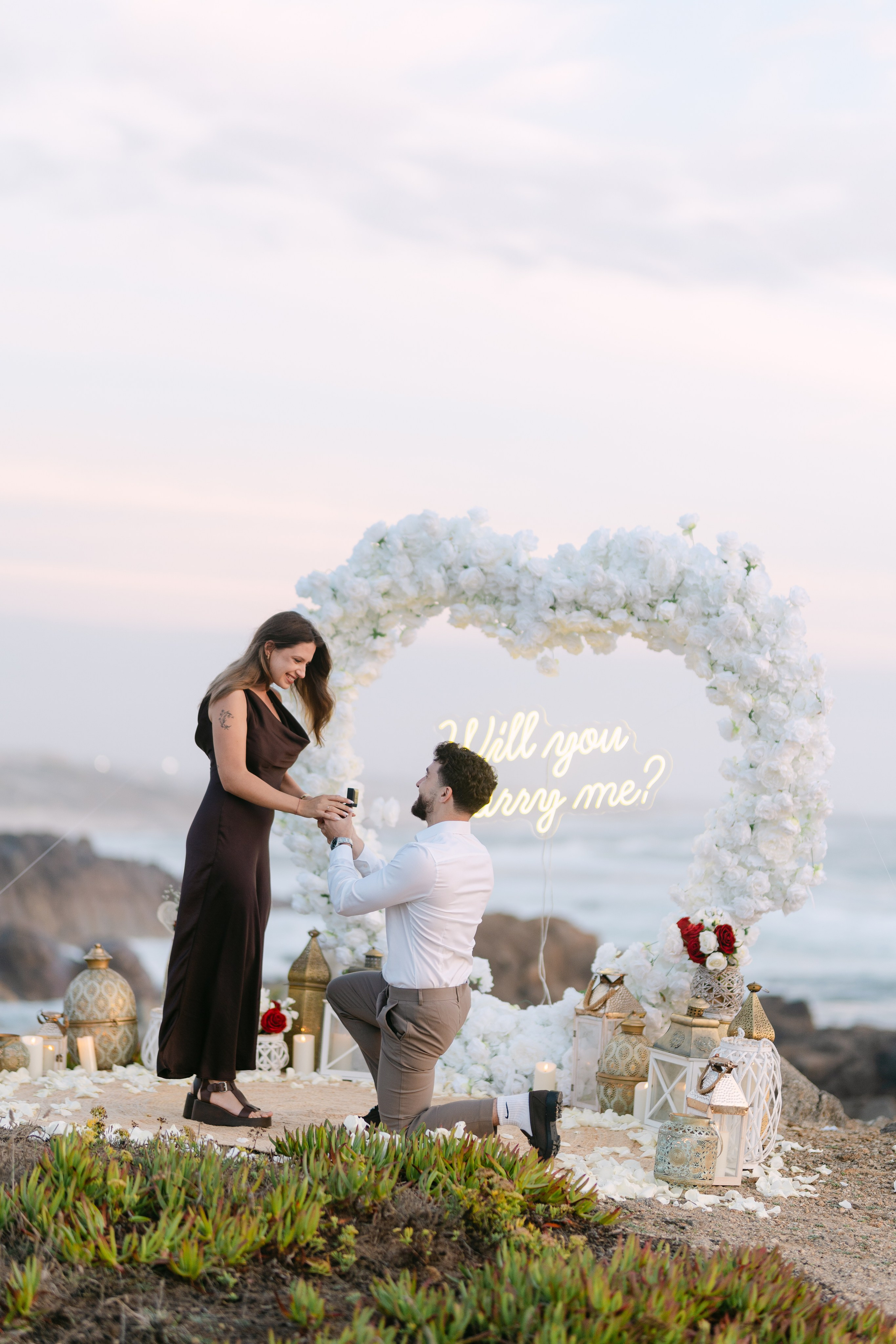 Wedding Proposal at the Beach. Davi Valente