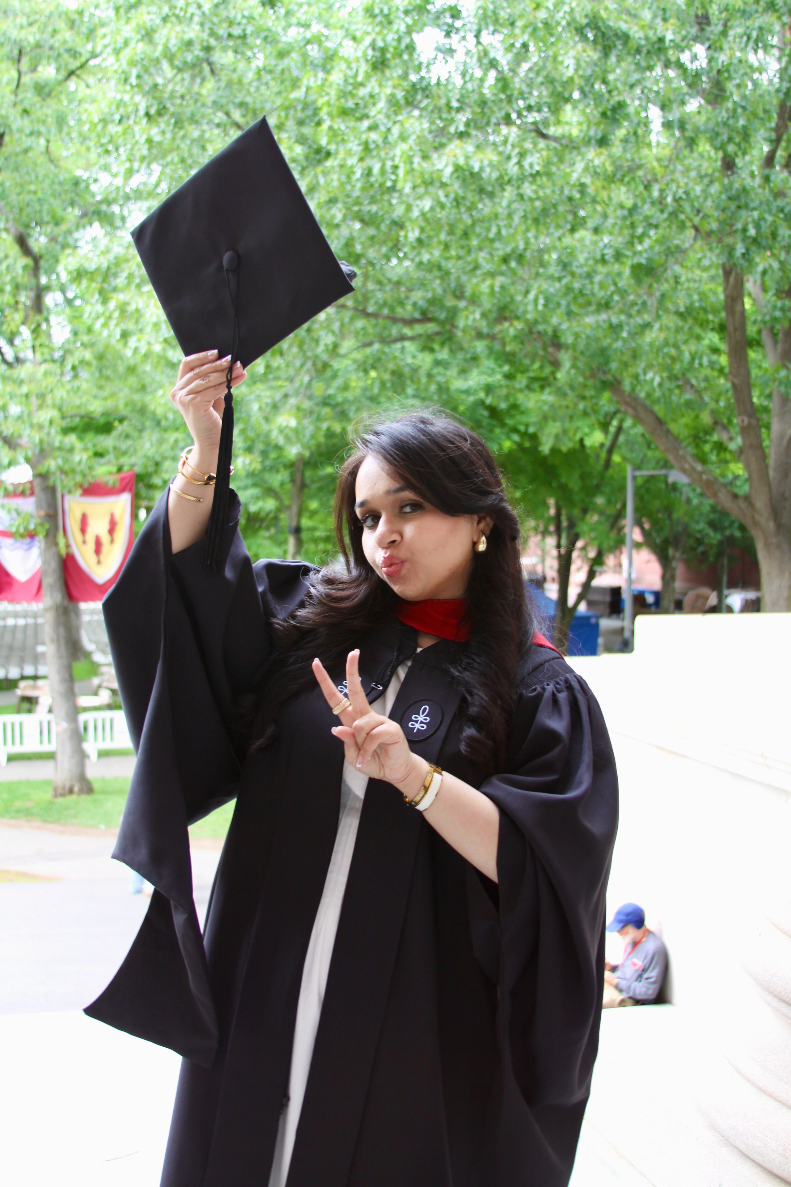 Masters graduation with Sadaf (part of group shoot). Kelly Sang, graduation and portrait photographer in Boston