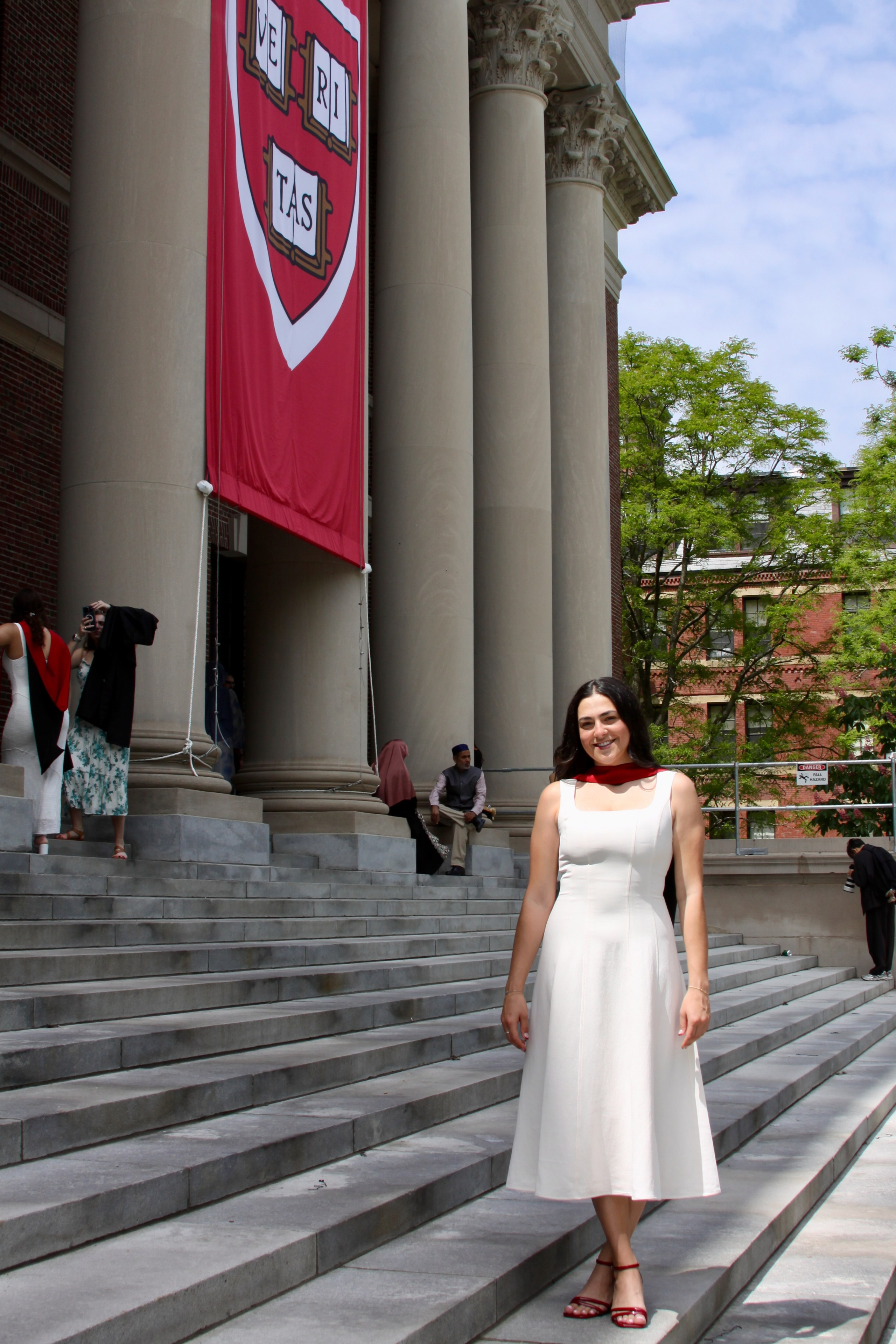 Masters graduation with Talia (group shoot). Kelly Sang, graduation and portrait photographer in Boston