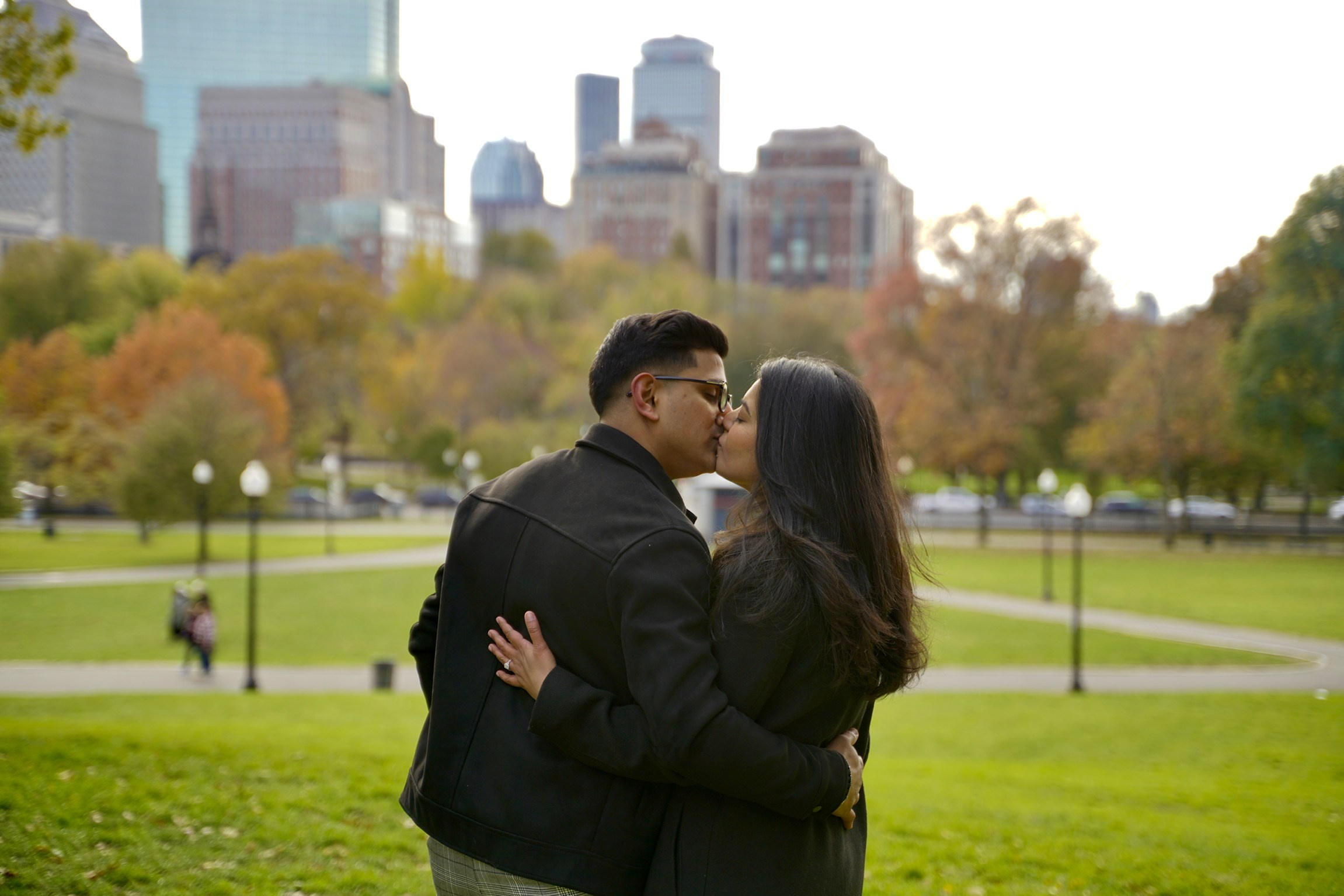 Dhruv and Aksheeta at Acorn street. Stefanovich Photography | Boston, MA