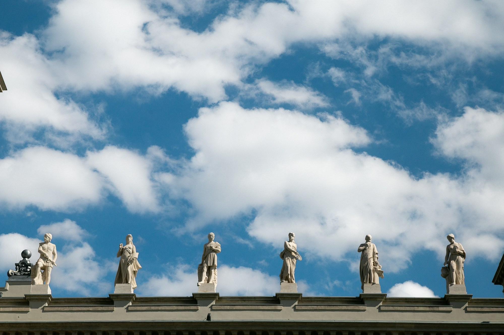 statues on the roof| Budapest 2026 | CANON 6D