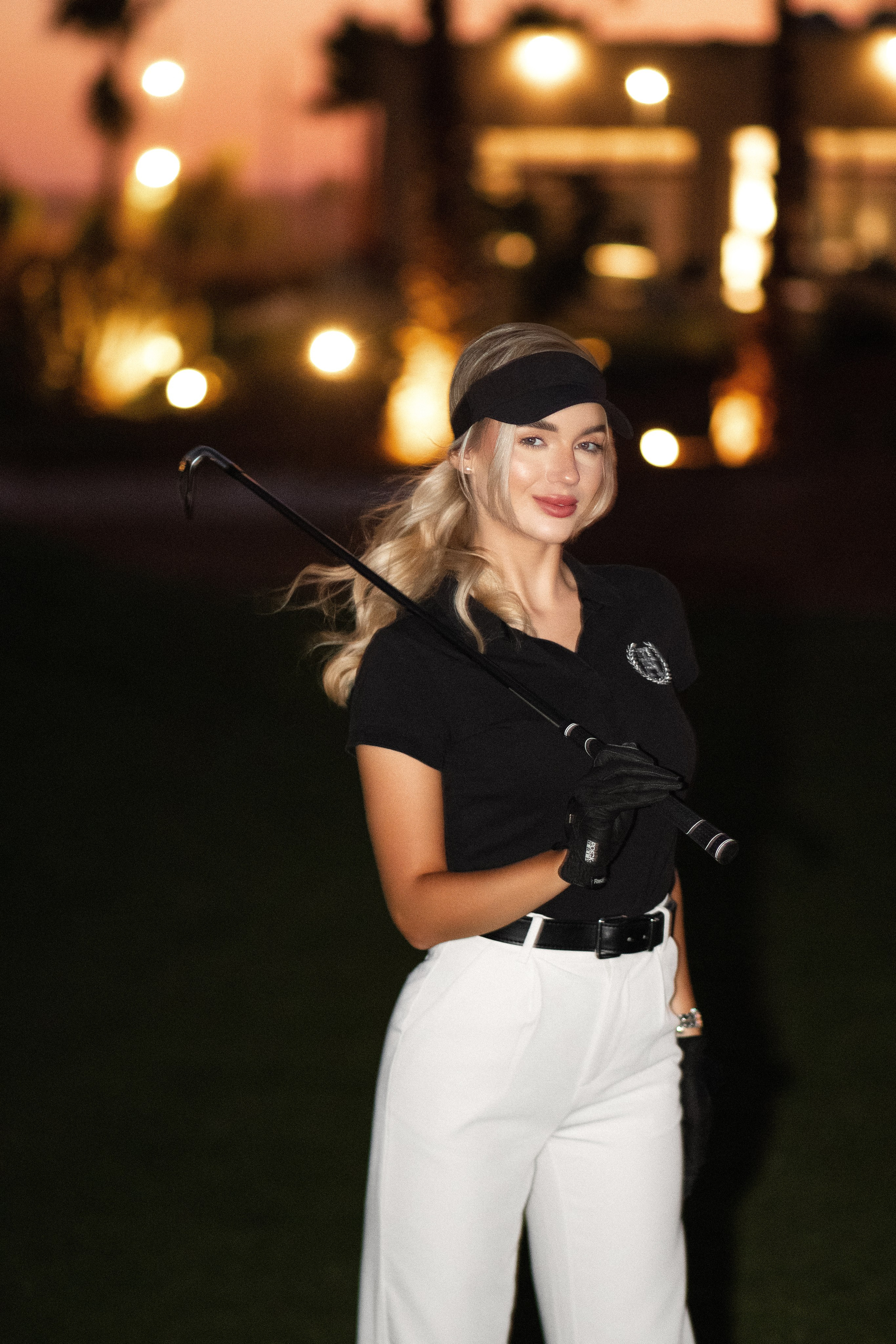 Lera — Golf Aesthetic. Veronika Basova | Photographer | Cinematic & Magazine | Amman, Jordan