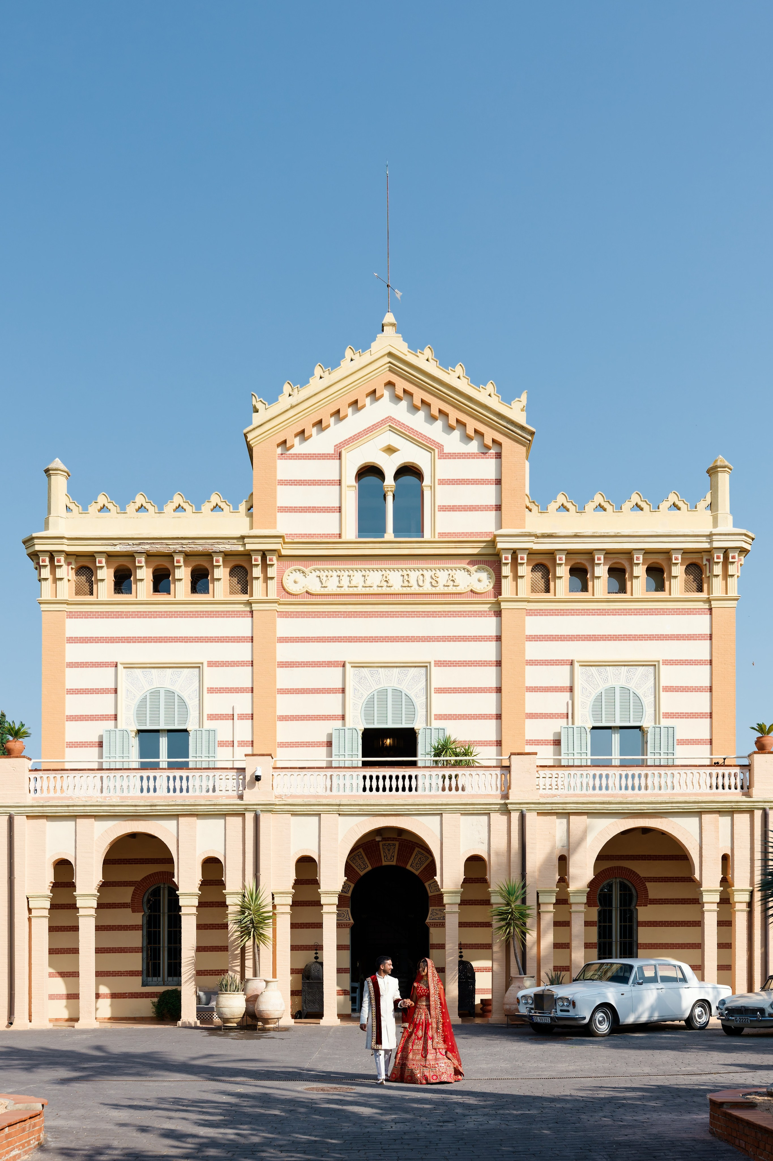Indian wedding at Gran Villa Rosa, Barcelona
