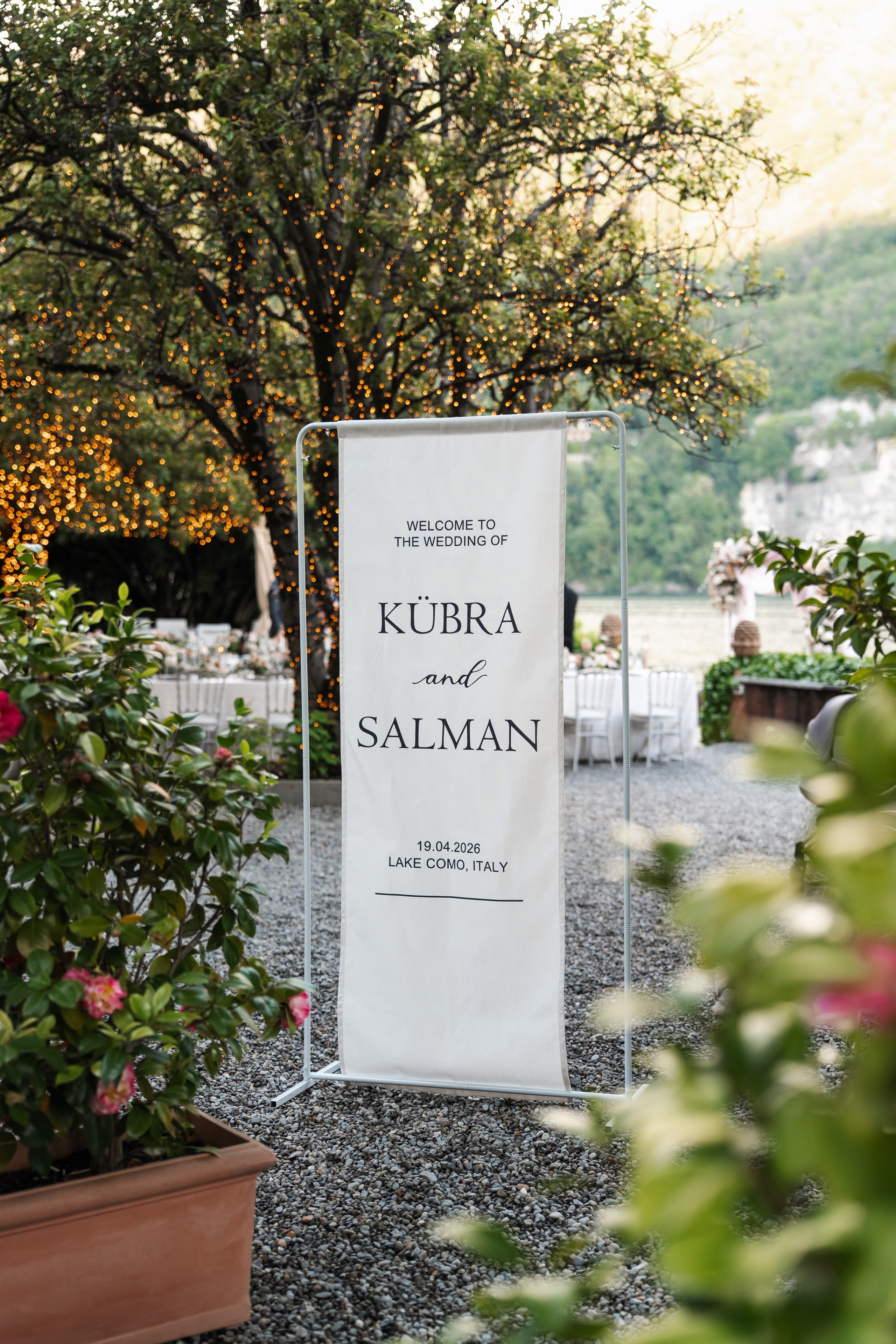 Bryllup i Italia, lake Como