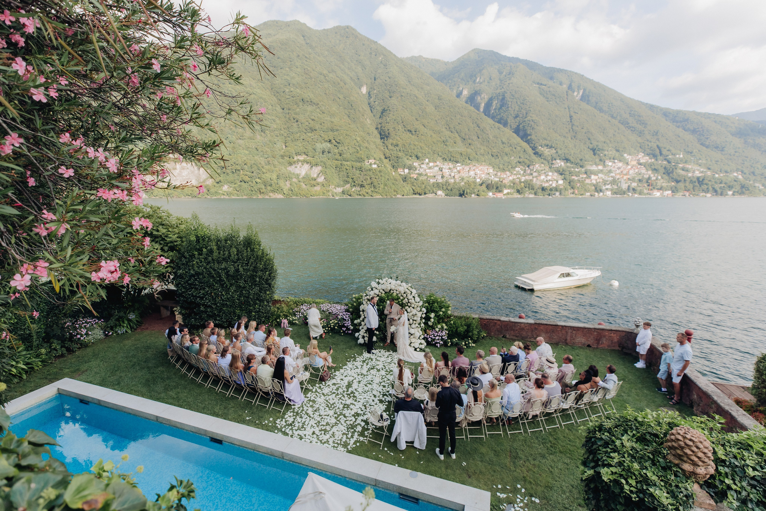 Bryllup i Italia, lake Como