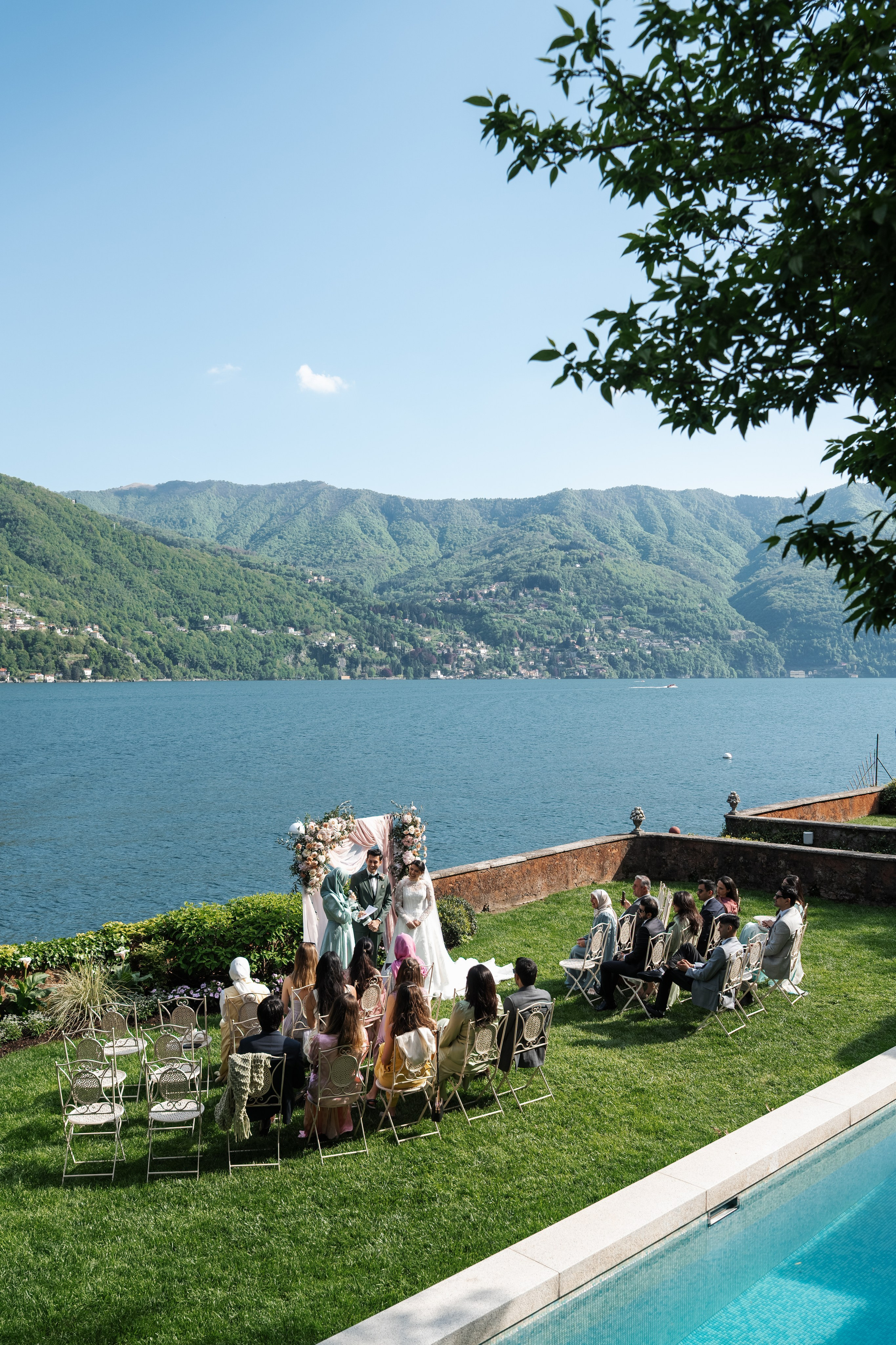Bryllup i Italia, lake Como