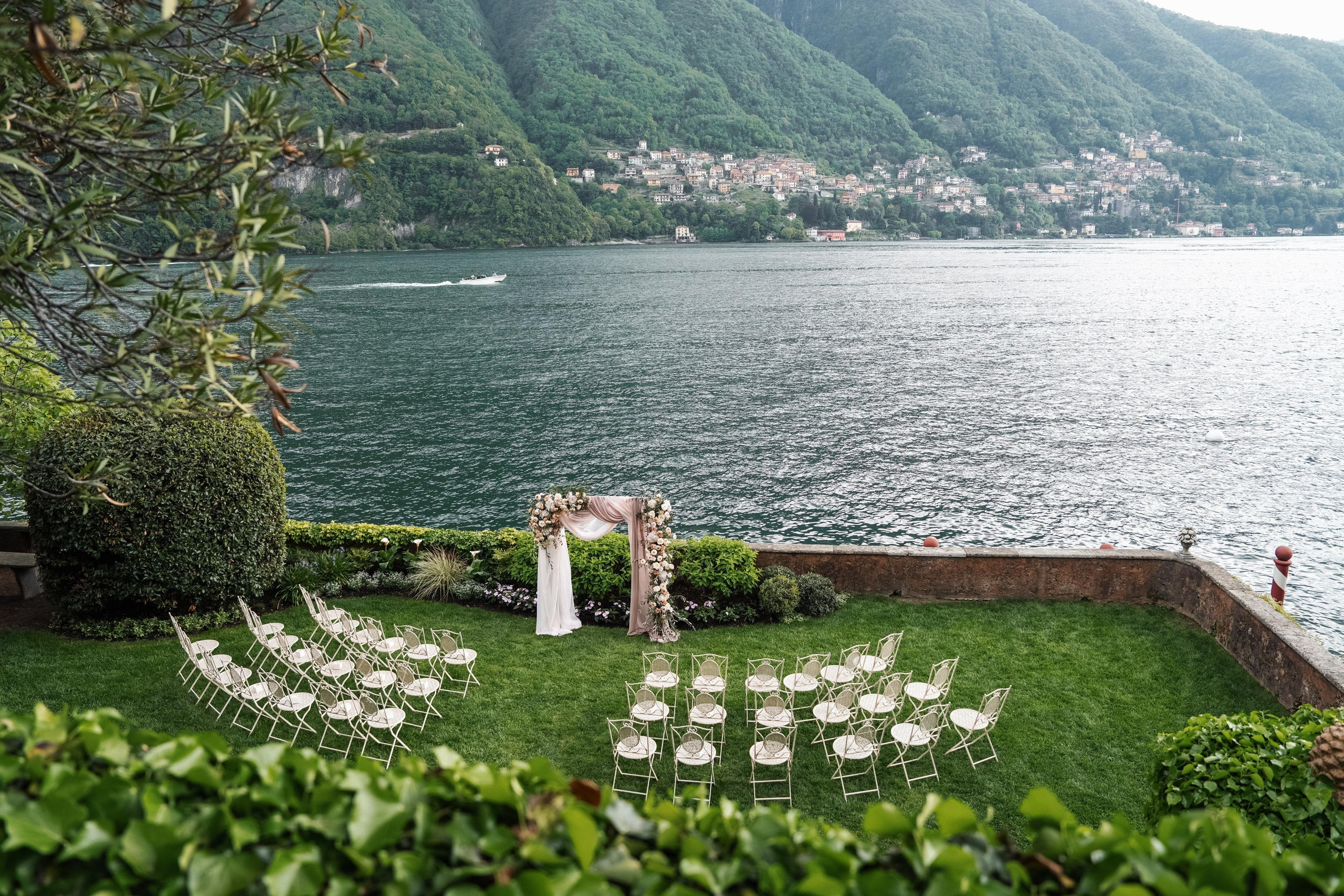 Bryllup i Italia, lake Como