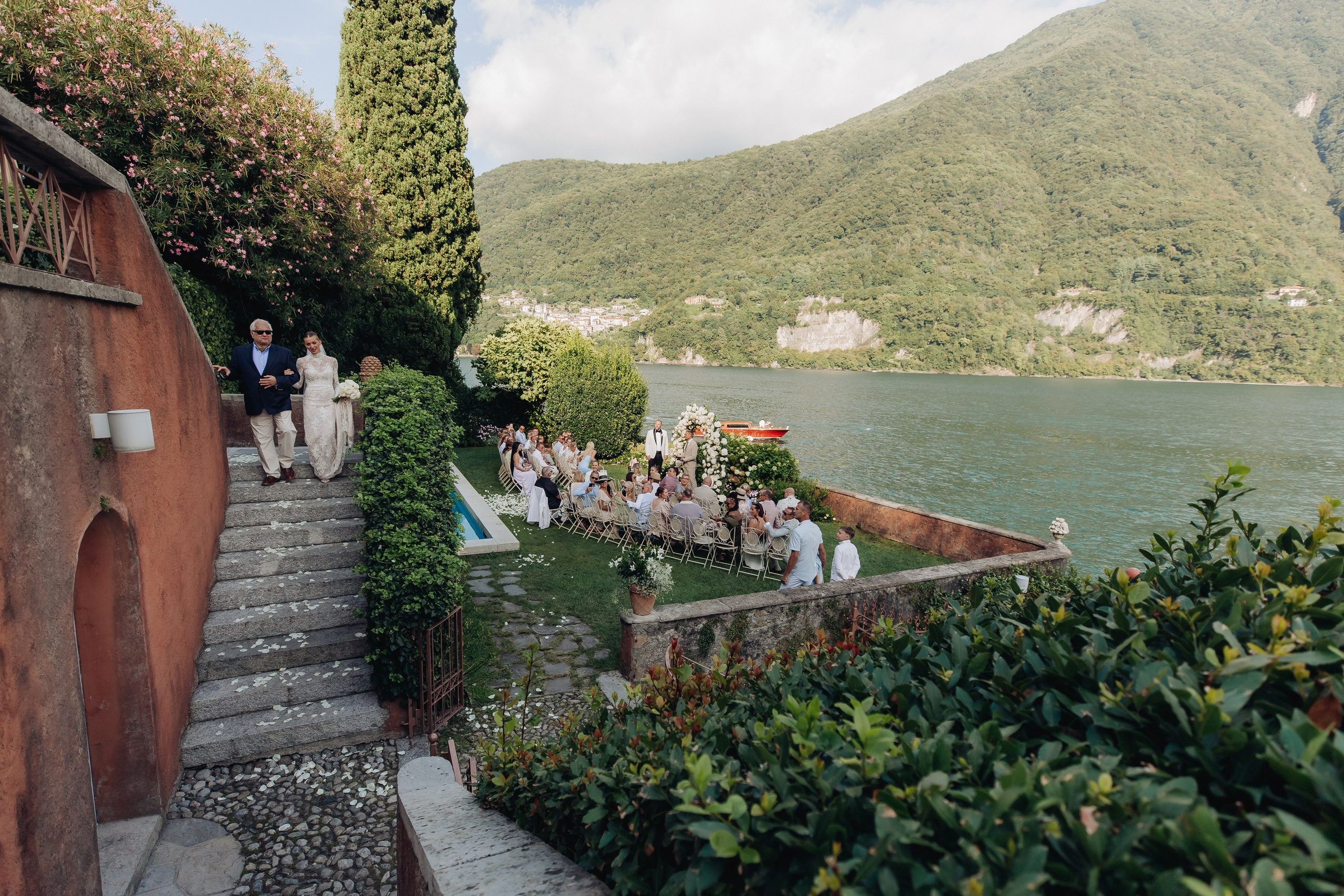 Bryllup i Italia, lake Como