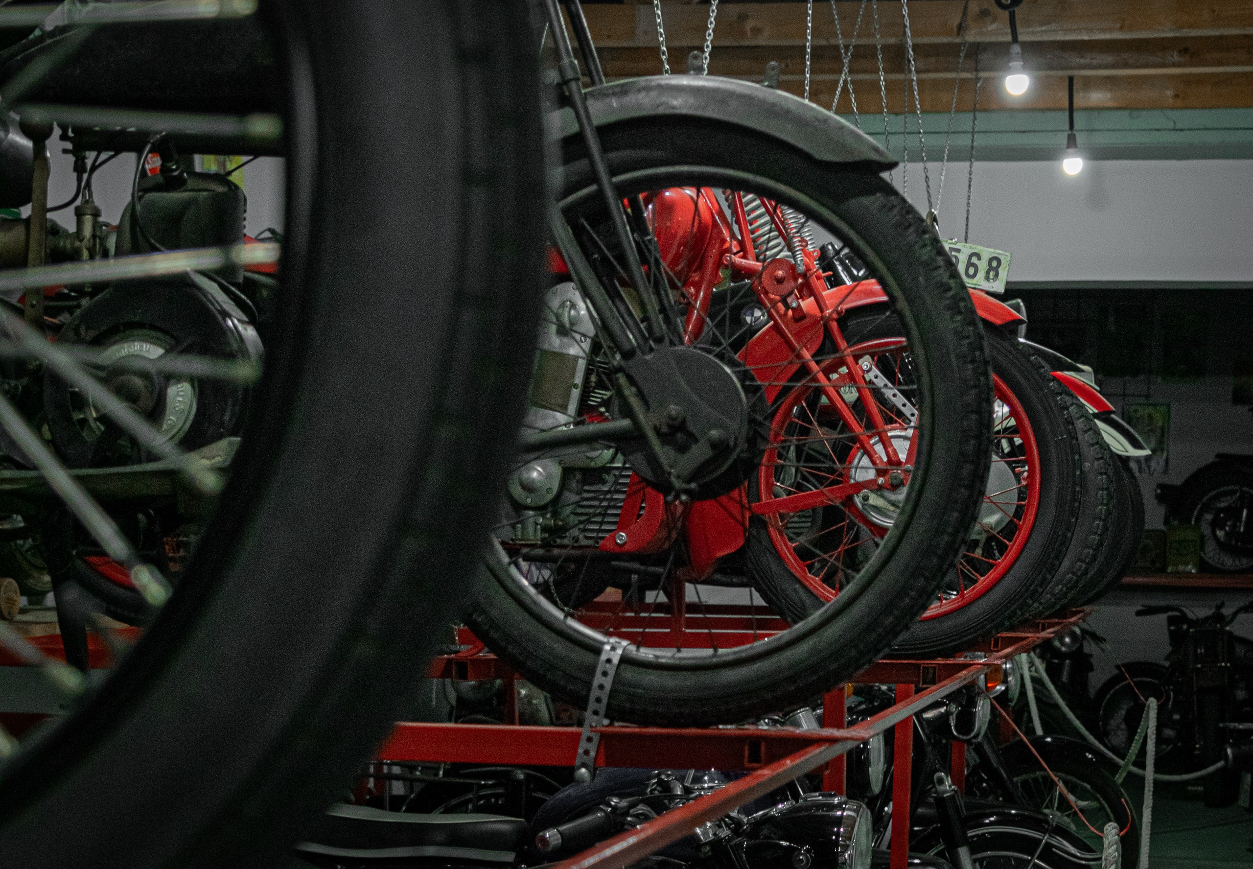 Private museum of over 100 motorcycles and vintage cars in Pancevo (Serbia)