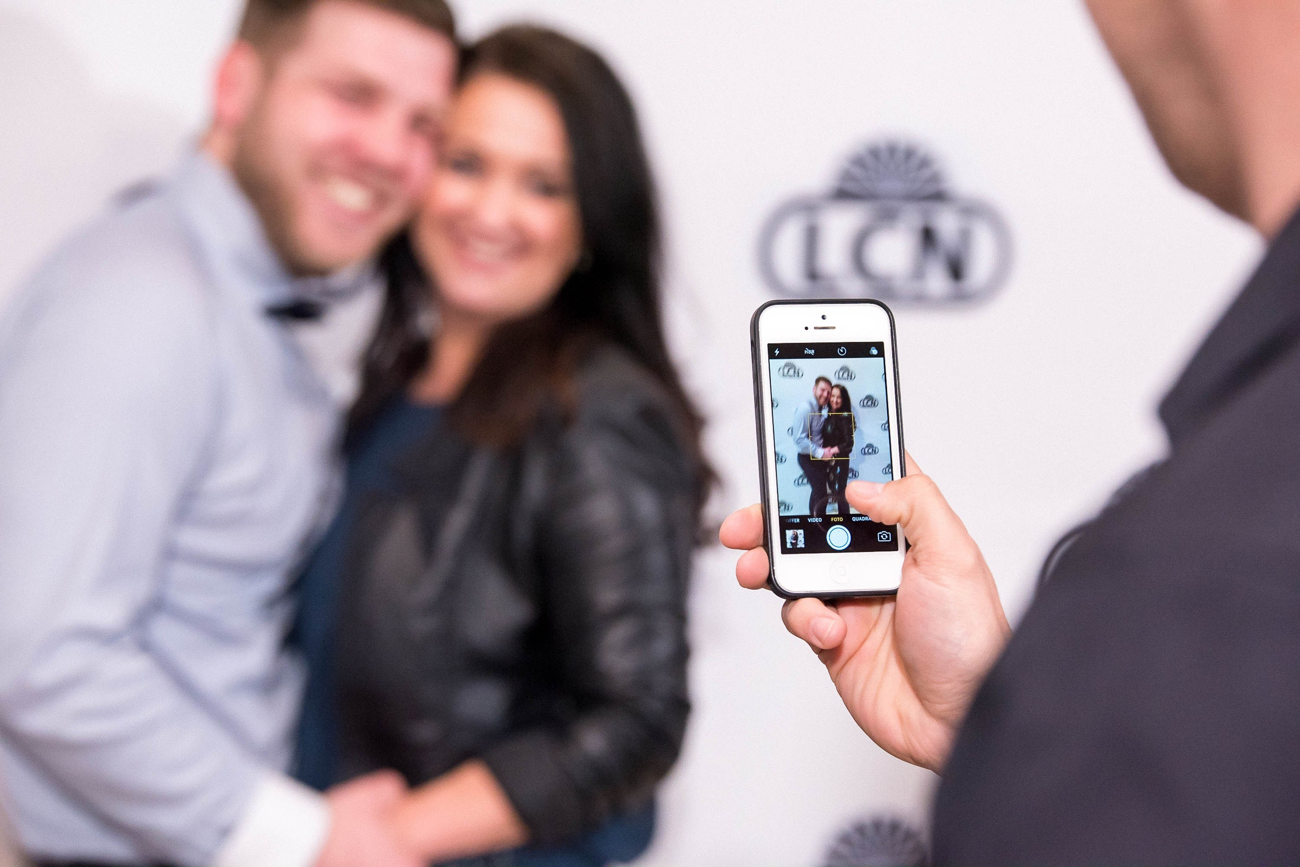 Photocall for clients at an event in mallorca