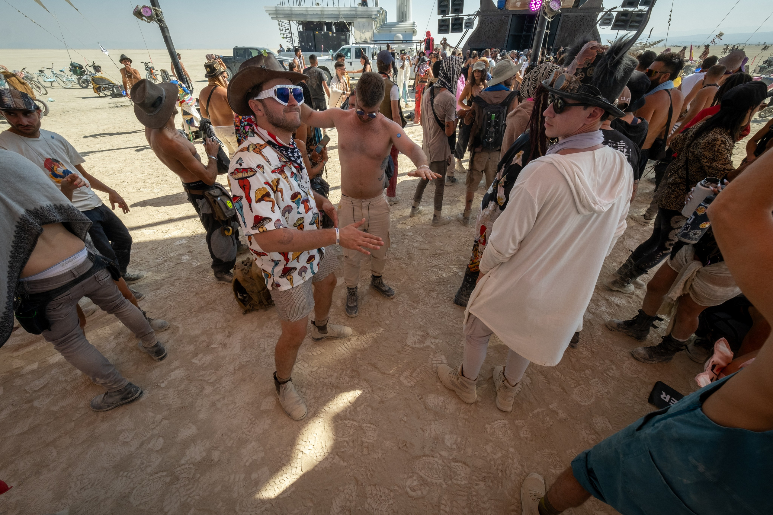 BURNING MAN 2024. Reportage concert portrait photography in the San Francisco Bay Area