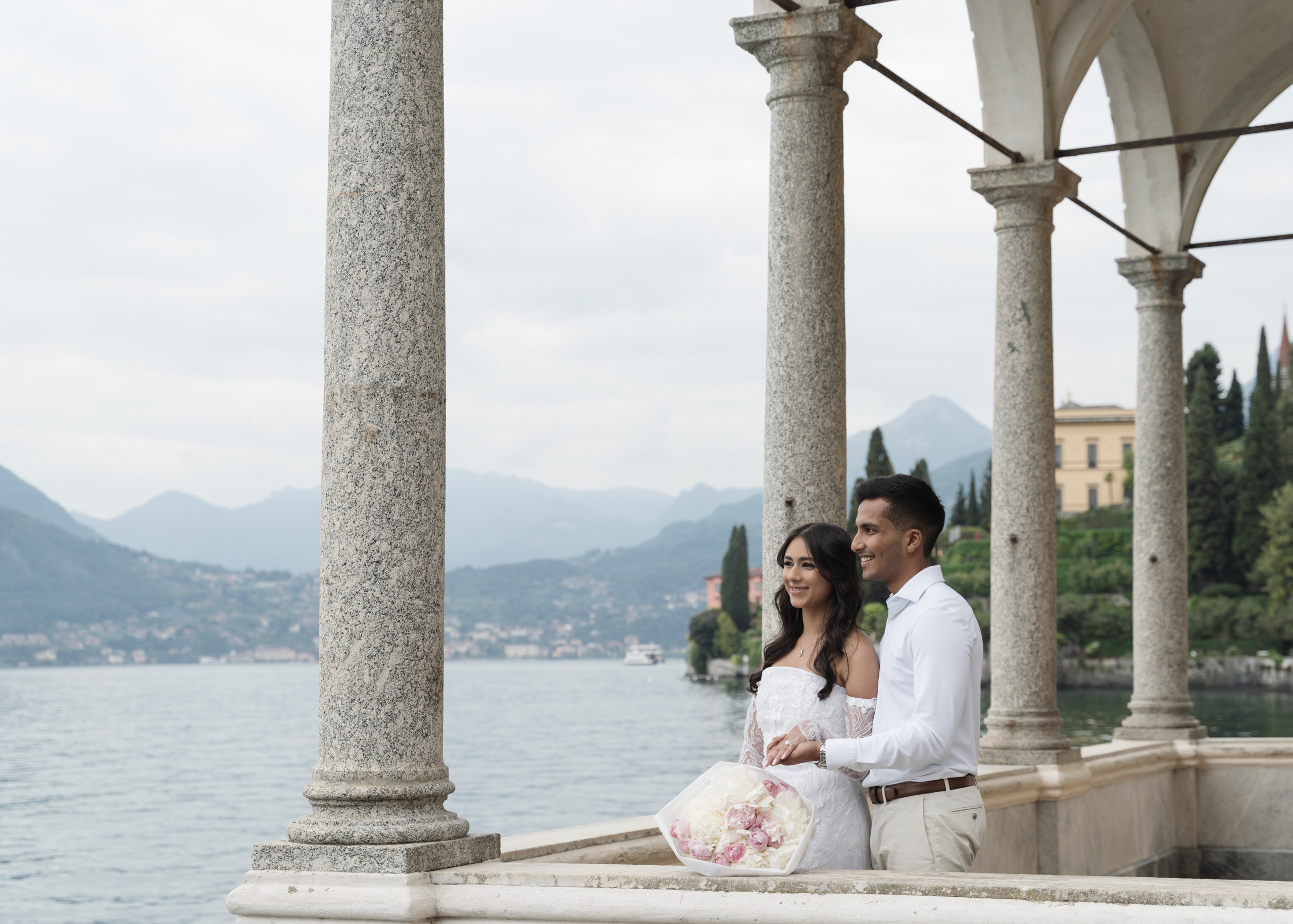 Villa Monastero Secret Proposal. Proposal Photographer in Lake Como
